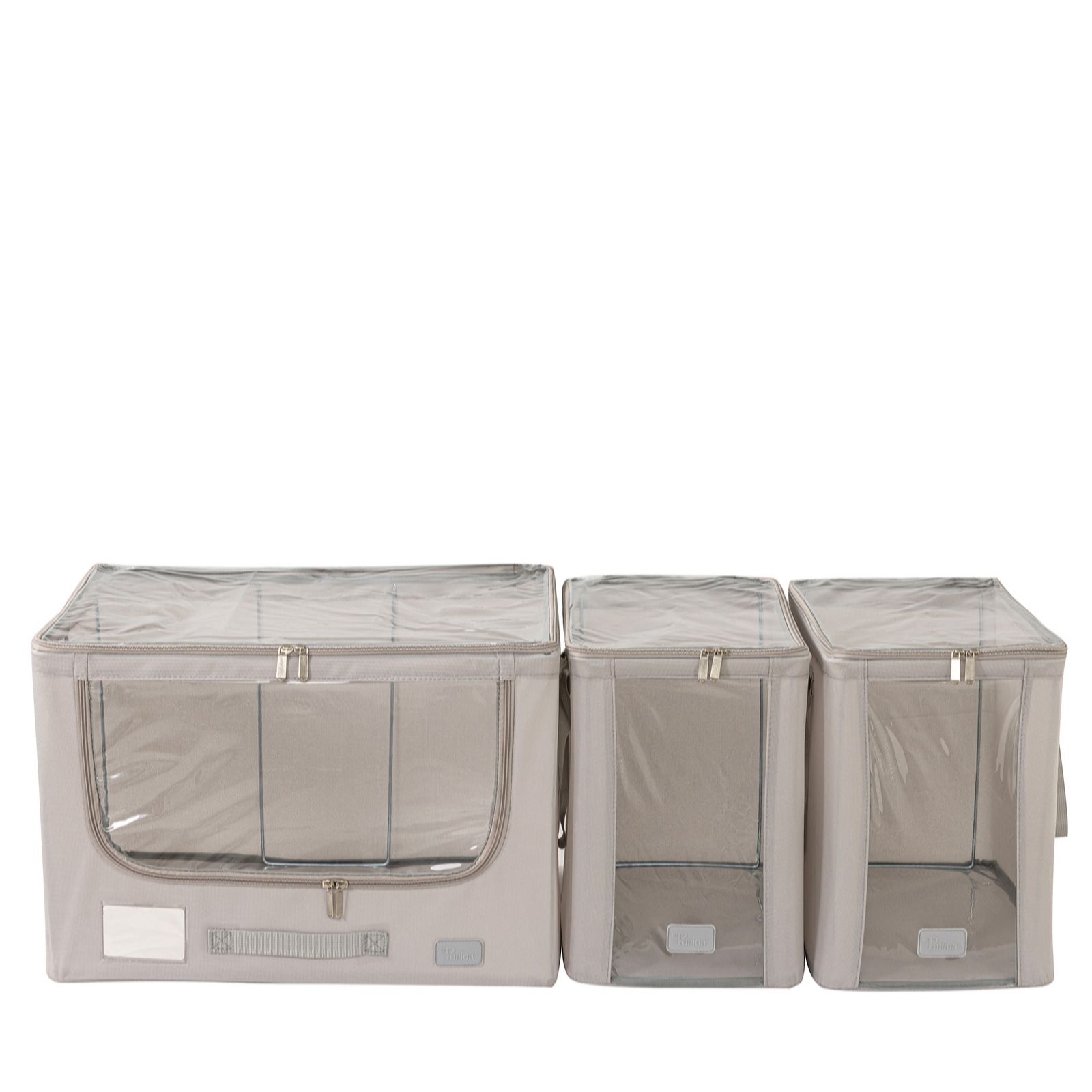 Periea Utility Set of 3 Nestable Collapsible Boxes