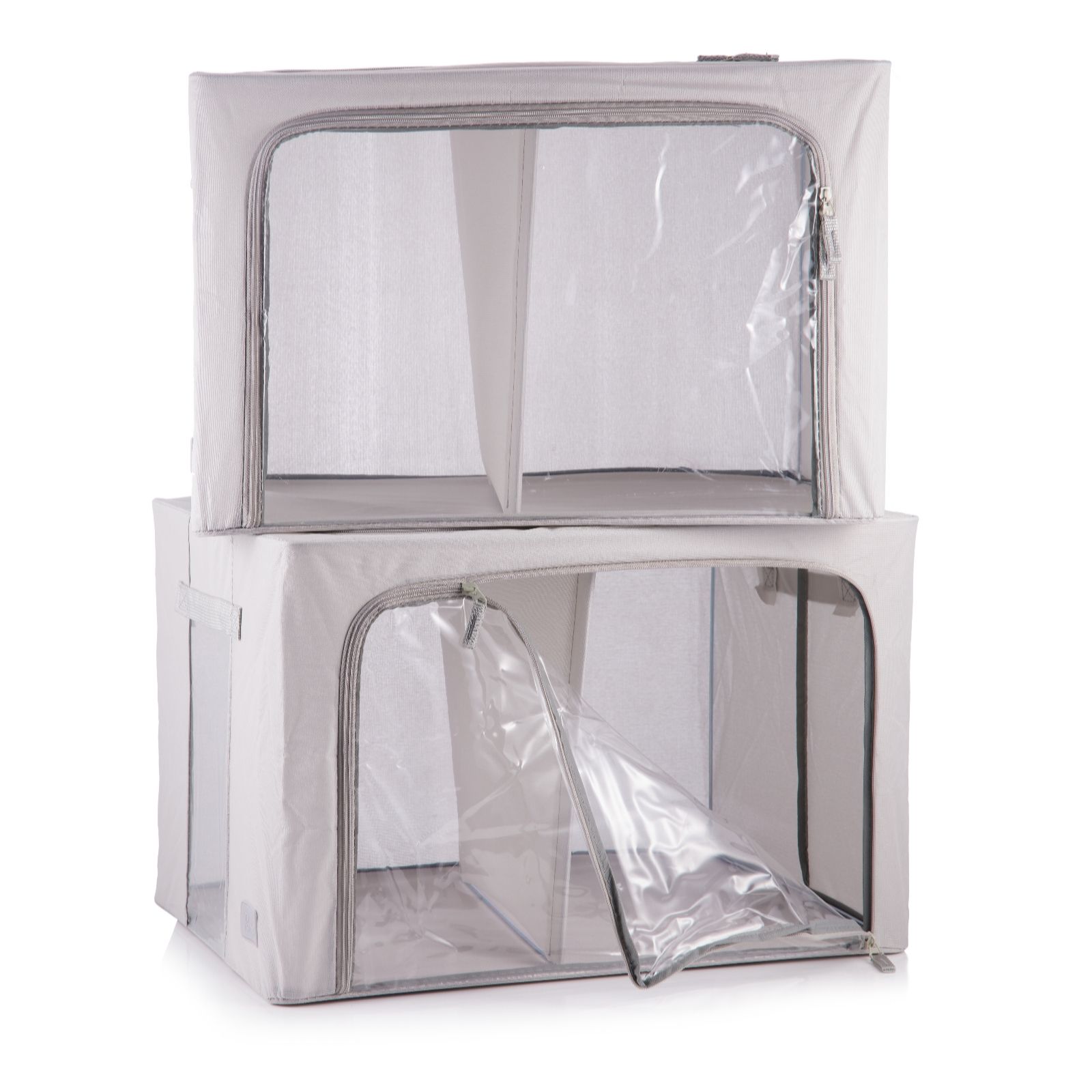Periea Set of 2 Large Collapsible Storage Box with Divider - QVC UK