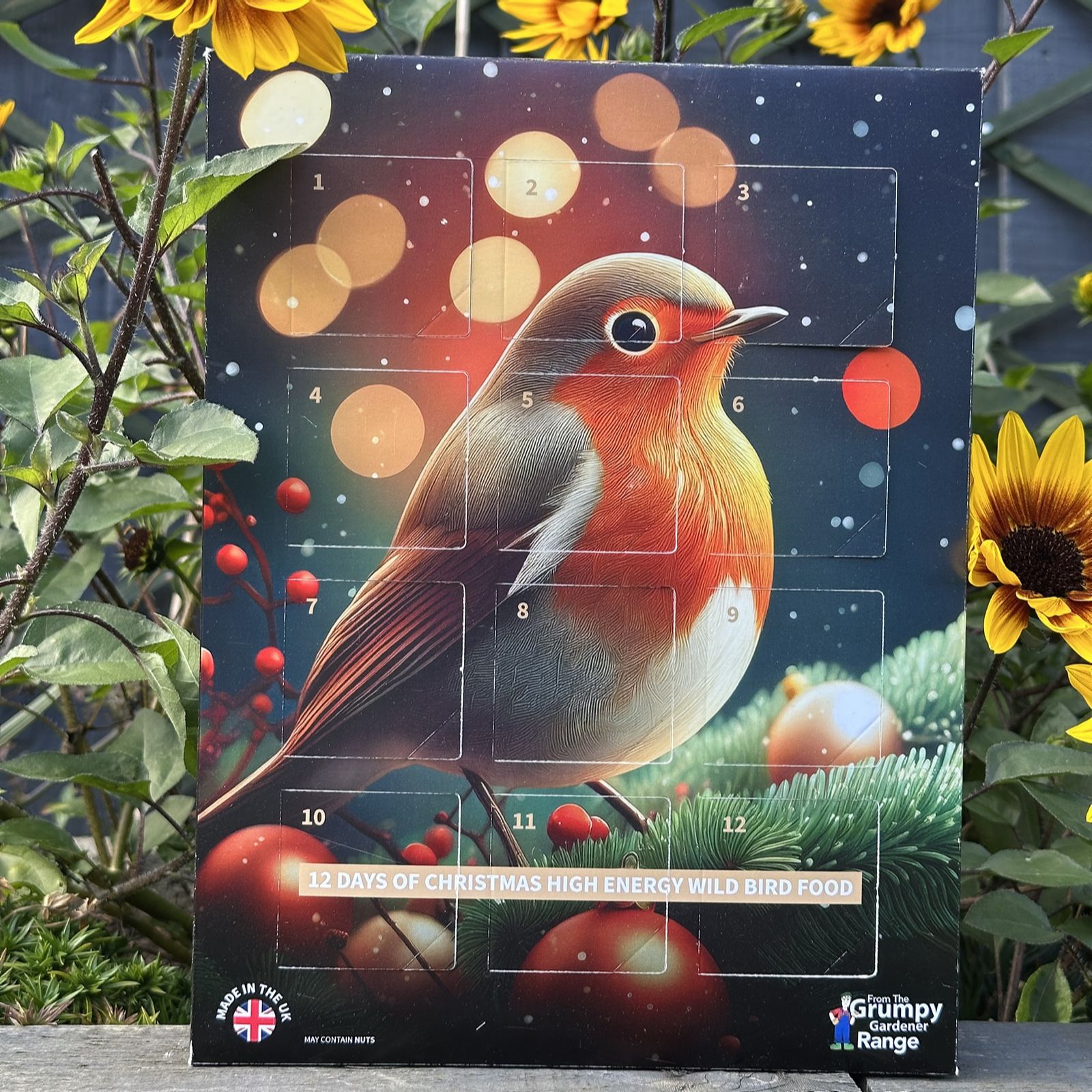 Grumpy Gardener 12 Days of Christmas Bird Feed Calendar
