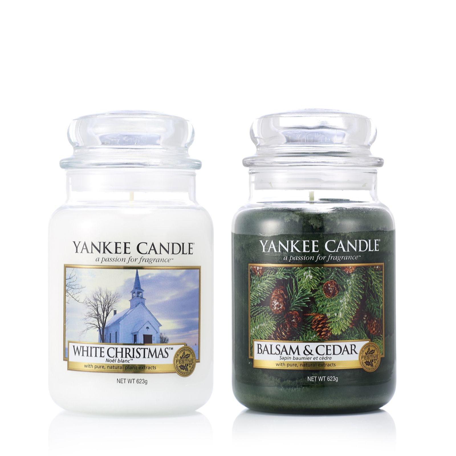 Yankee Candle Set of 2 USA Special These Moments Large Jars QVC UK