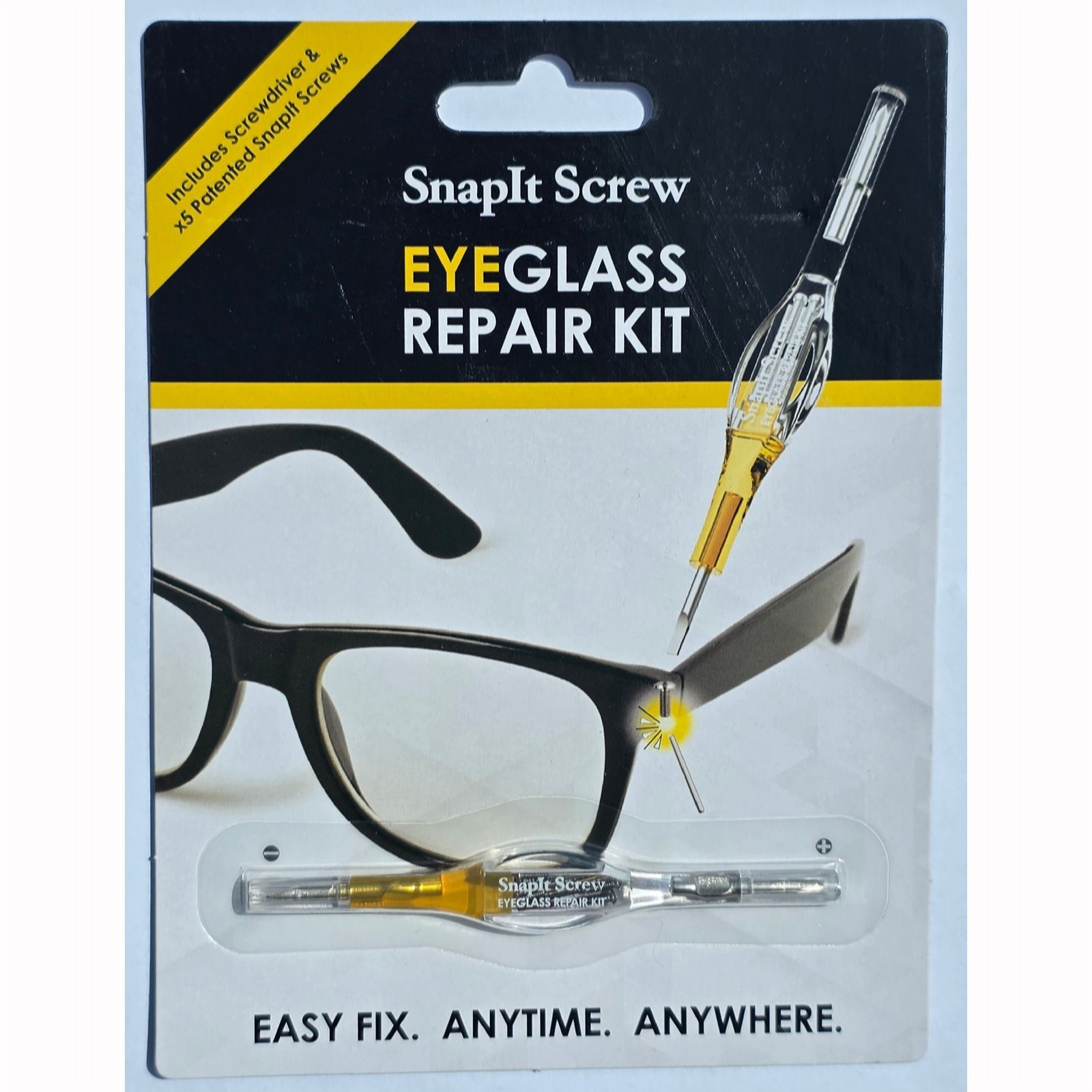 SnapIt Screw Set of 2 Eyeglass Repair Kits
