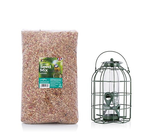 Grumpy Gardener Squirrel Proof Bird Feed with Premium Bird Seed
