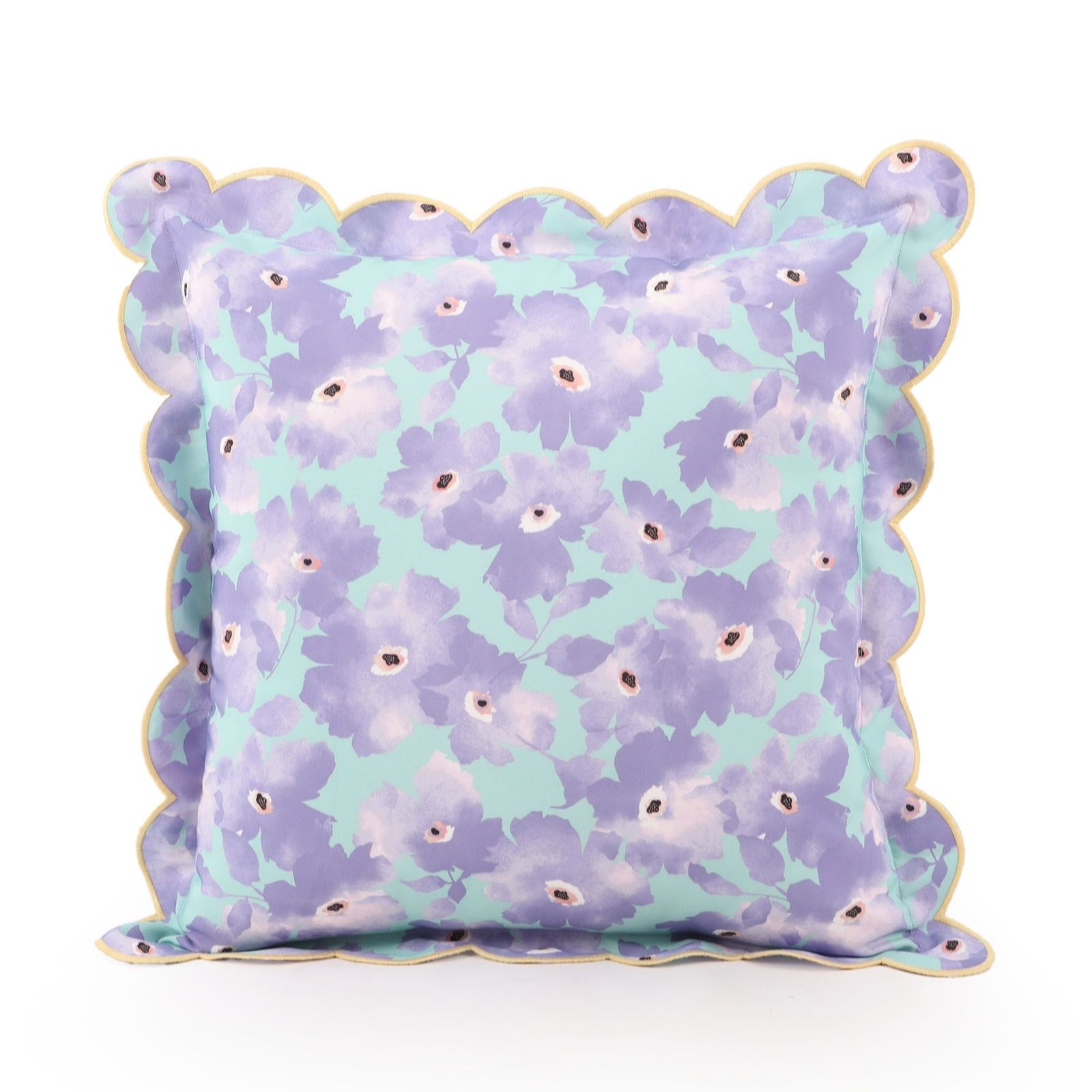 Garden Stories Sorbet Collection Frilled Printed Floral 45cm Outdoor Cushion