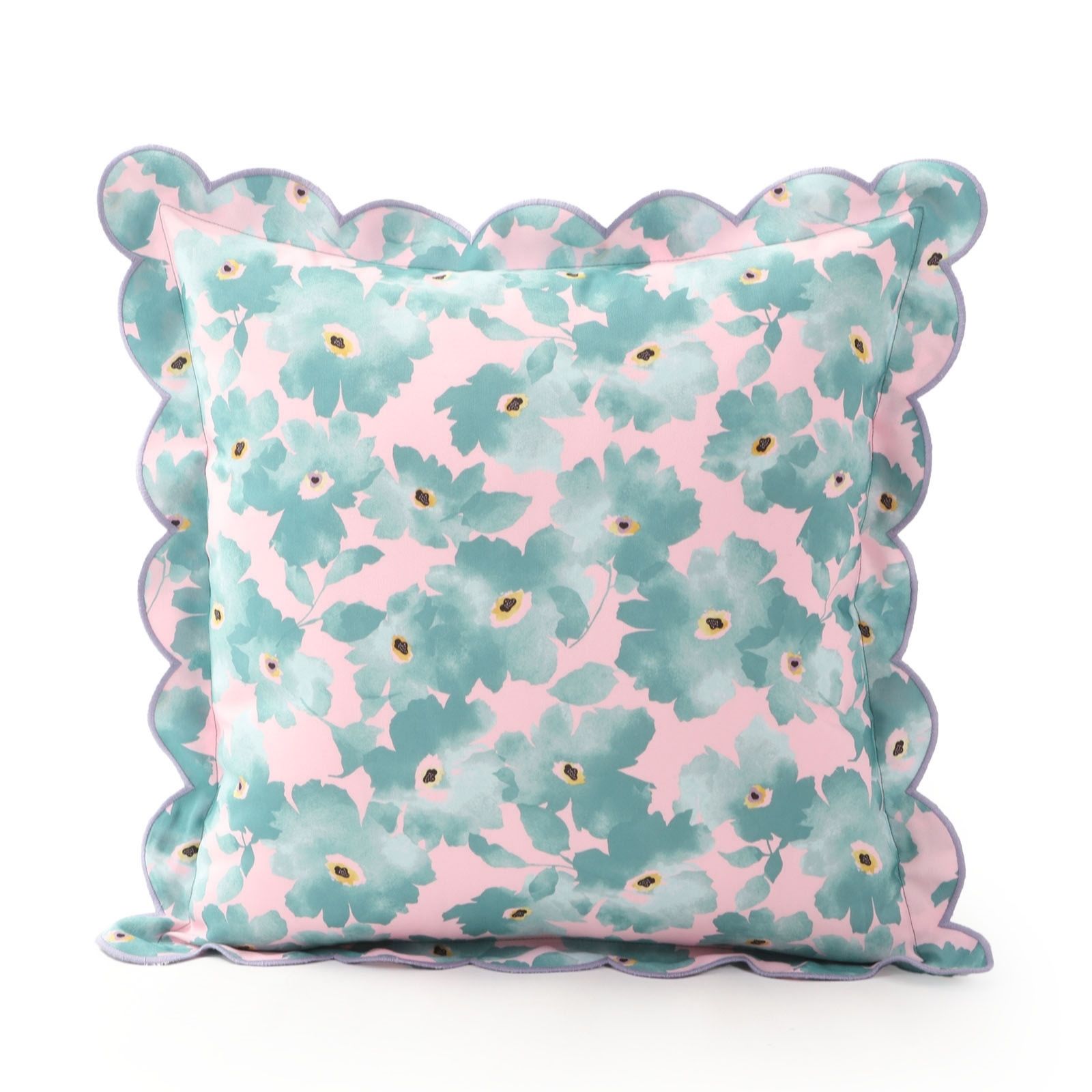 Garden Stories Sorbet Collection Frilled Printed Floral 45cm Outdoor Cushion