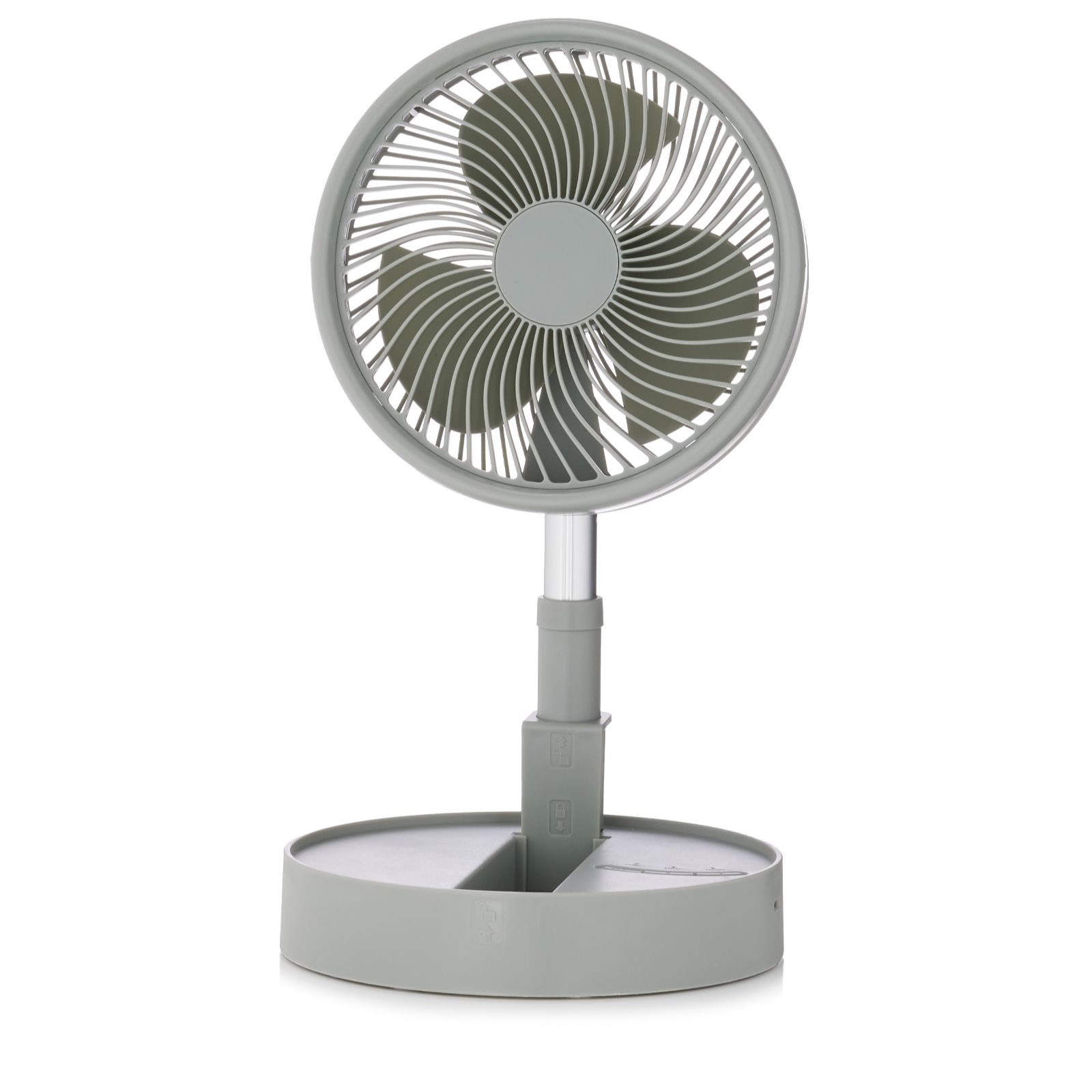 Outlet Bell & Howell Rechargeable Extendable Desk & Floor Fan