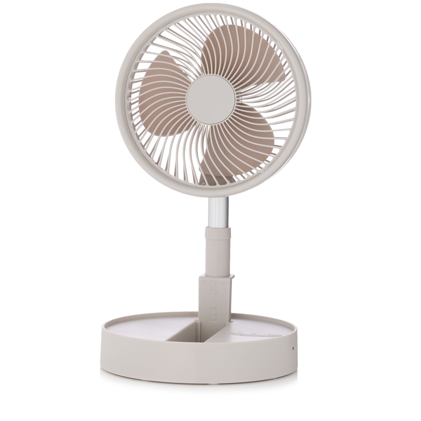 Outlet Bell & Howell Rechargeable Extendable Desk & Floor Fan