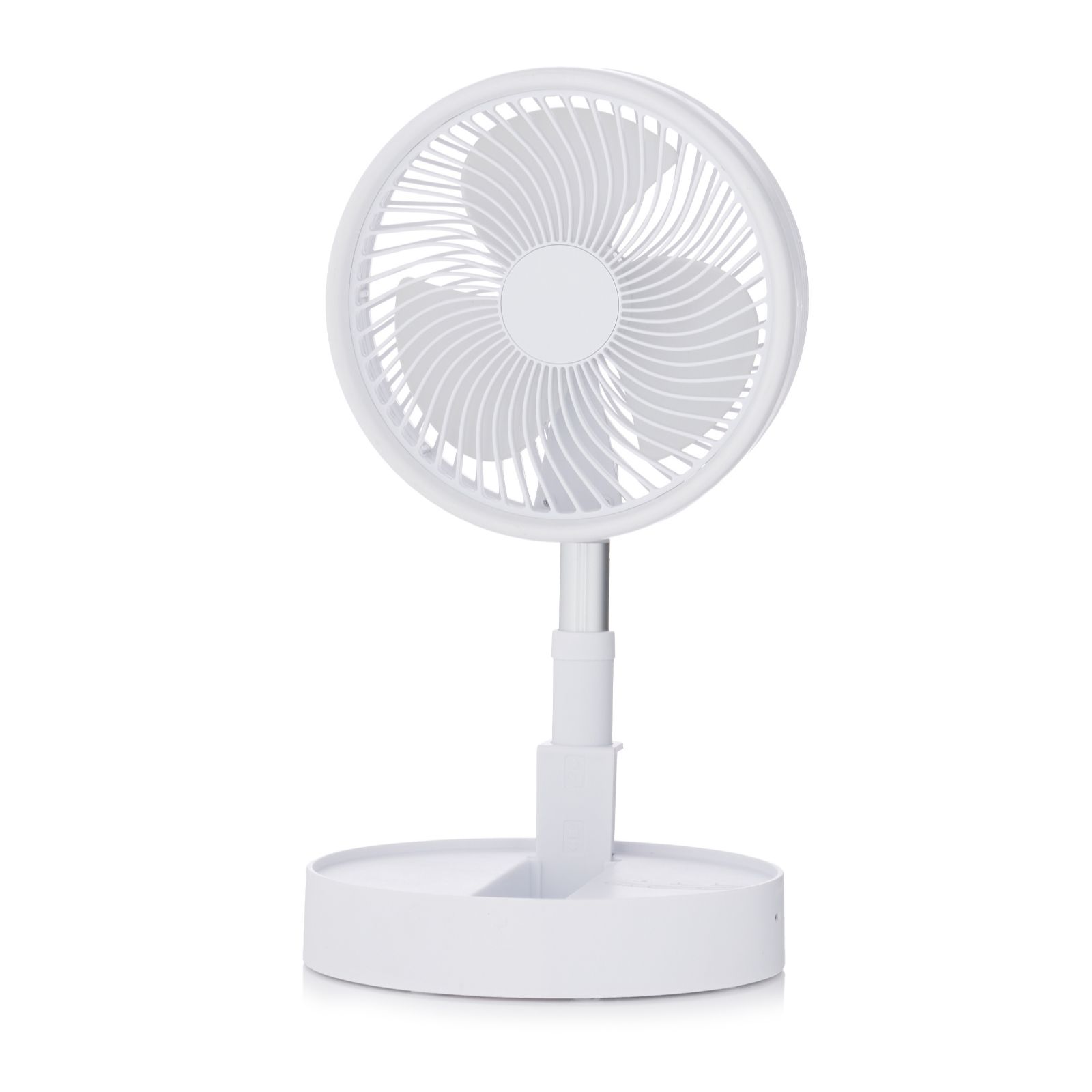 Outlet Bell & Howell Rechargeable Extendable Desk & Floor Fan