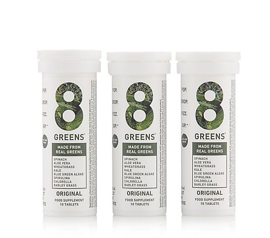 8 Greens Effervescent Drink Tablets 30 Day Supply