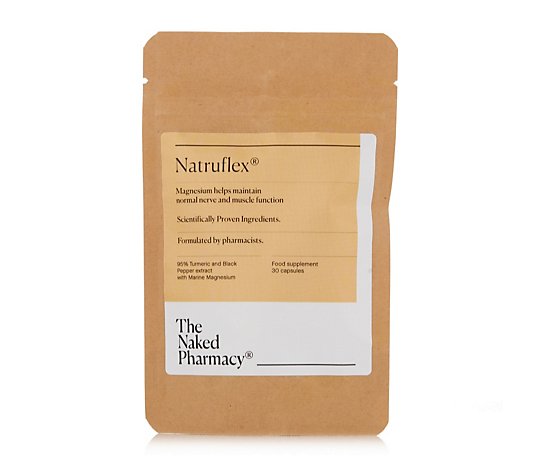 The Naked Pharmacy Natruflex Turmeric & Black Pepper 30 Capsules