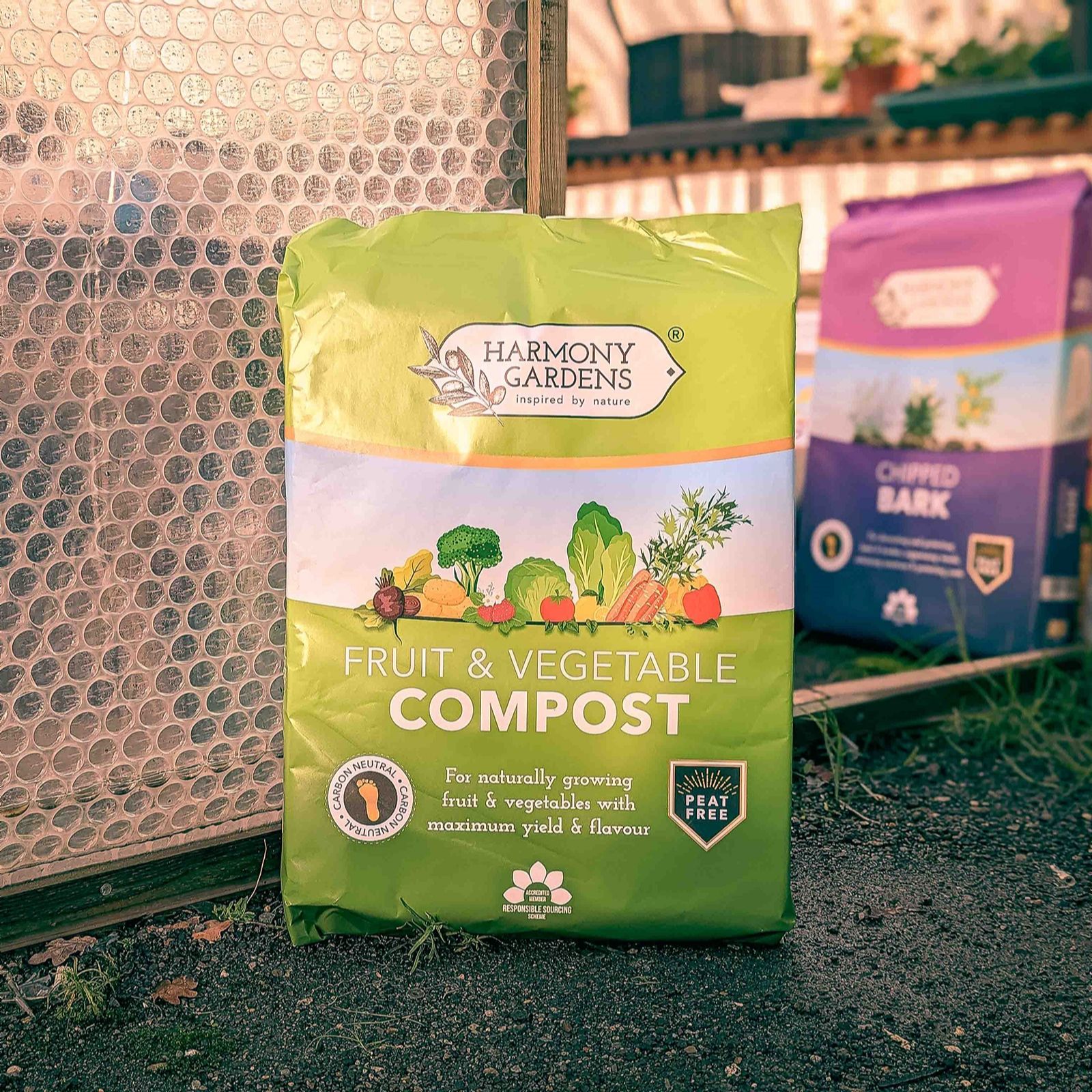 Harmony Gardens Fruit & Veg Compost 40 Litres QVC UK