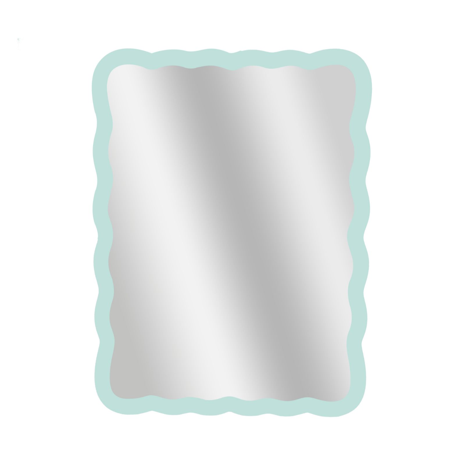 My Garden Stories Sorbet Collection Wave Indoor Outdoor Rectangle Mirror