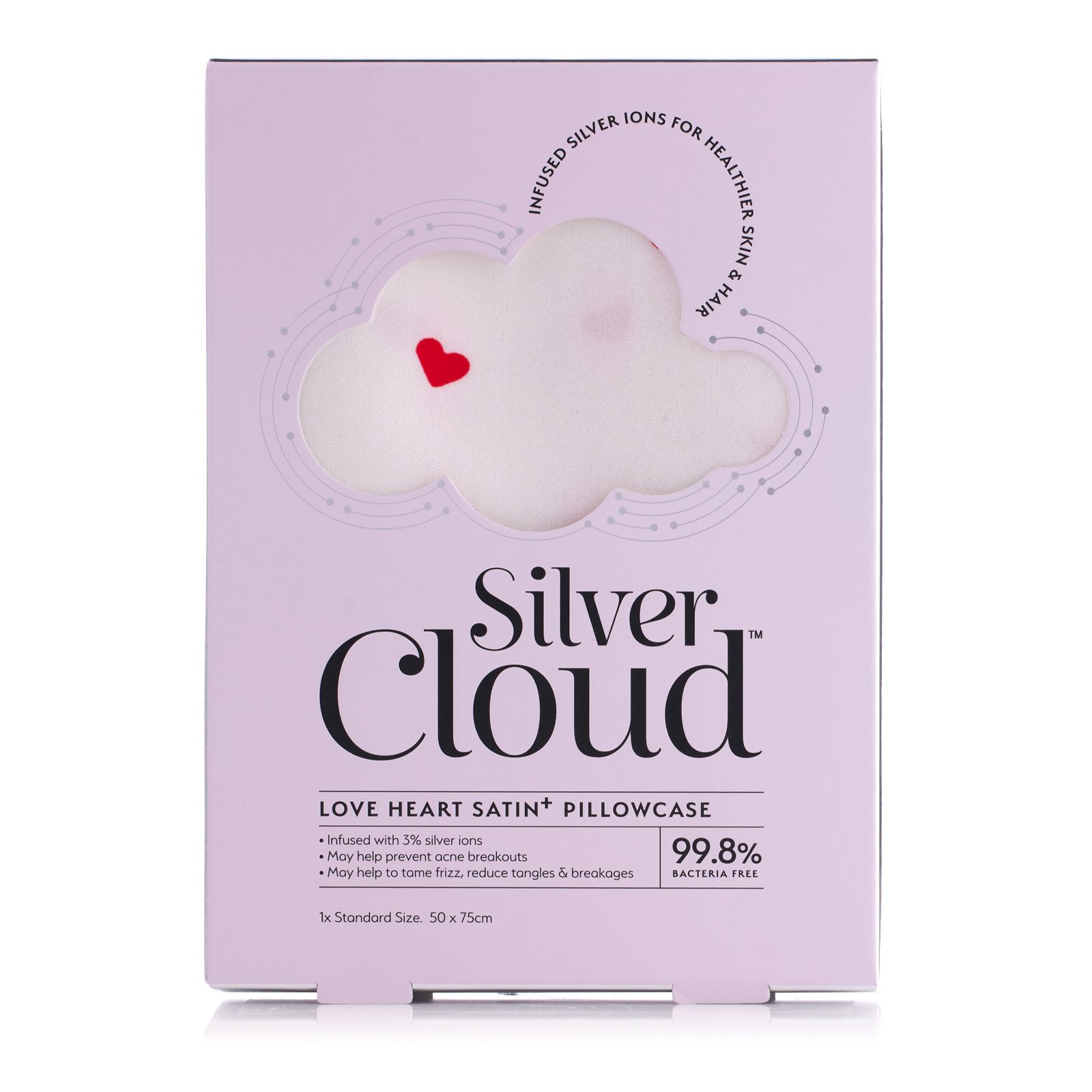 Silver Cloud Satin Pillowcase