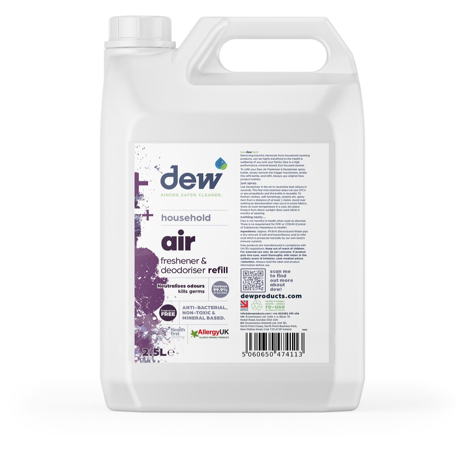 Dew Air Deodoriser Refill 2.5L