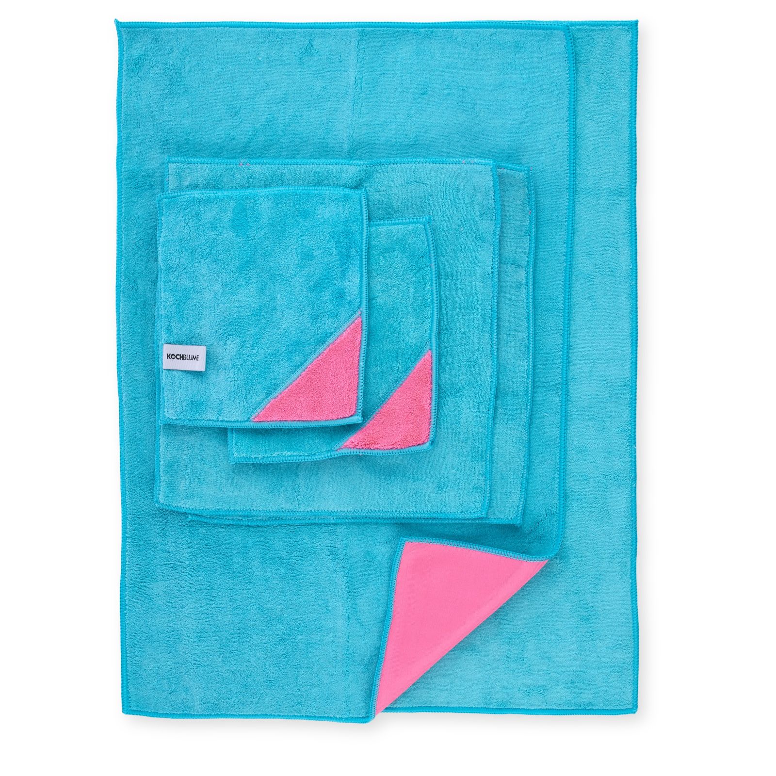 Kochblume Set of 6 Assorted Microfibre Cloths