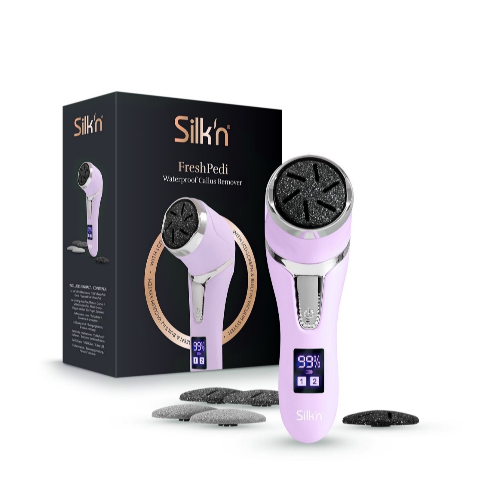Silk'n FreshPedi Callus Remover with Additional Discs