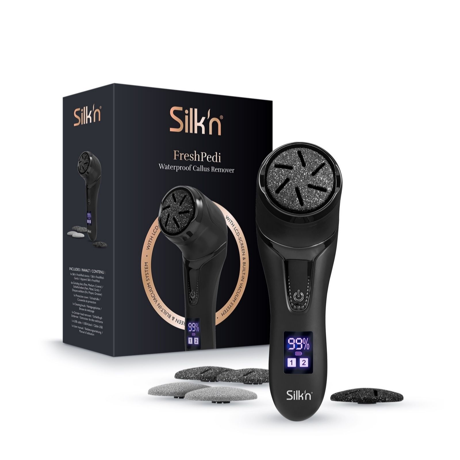 Silk'n FreshPedi Callus Remover with Additional Discs