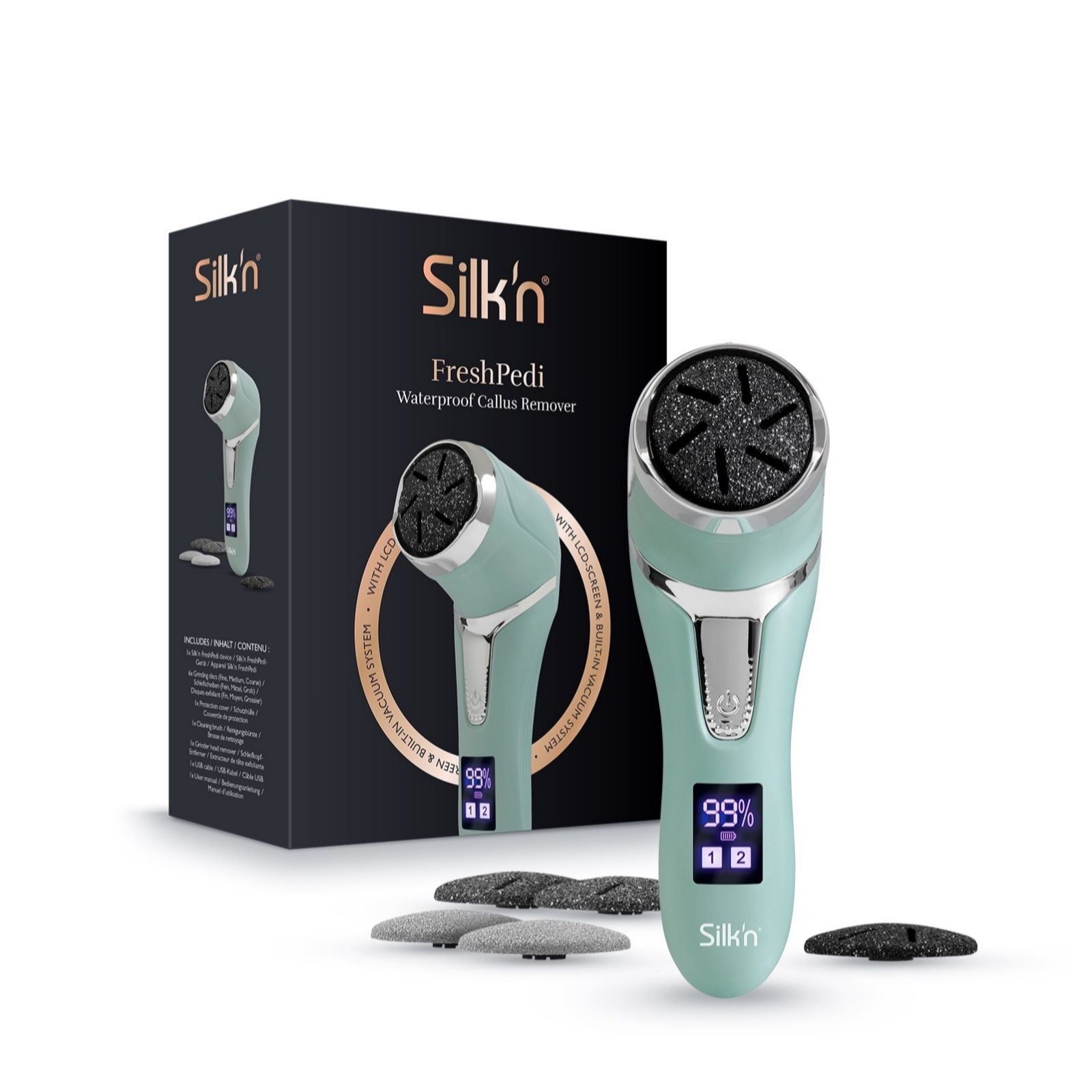 Silk'n FreshPedi Callus Remover with Additional Discs