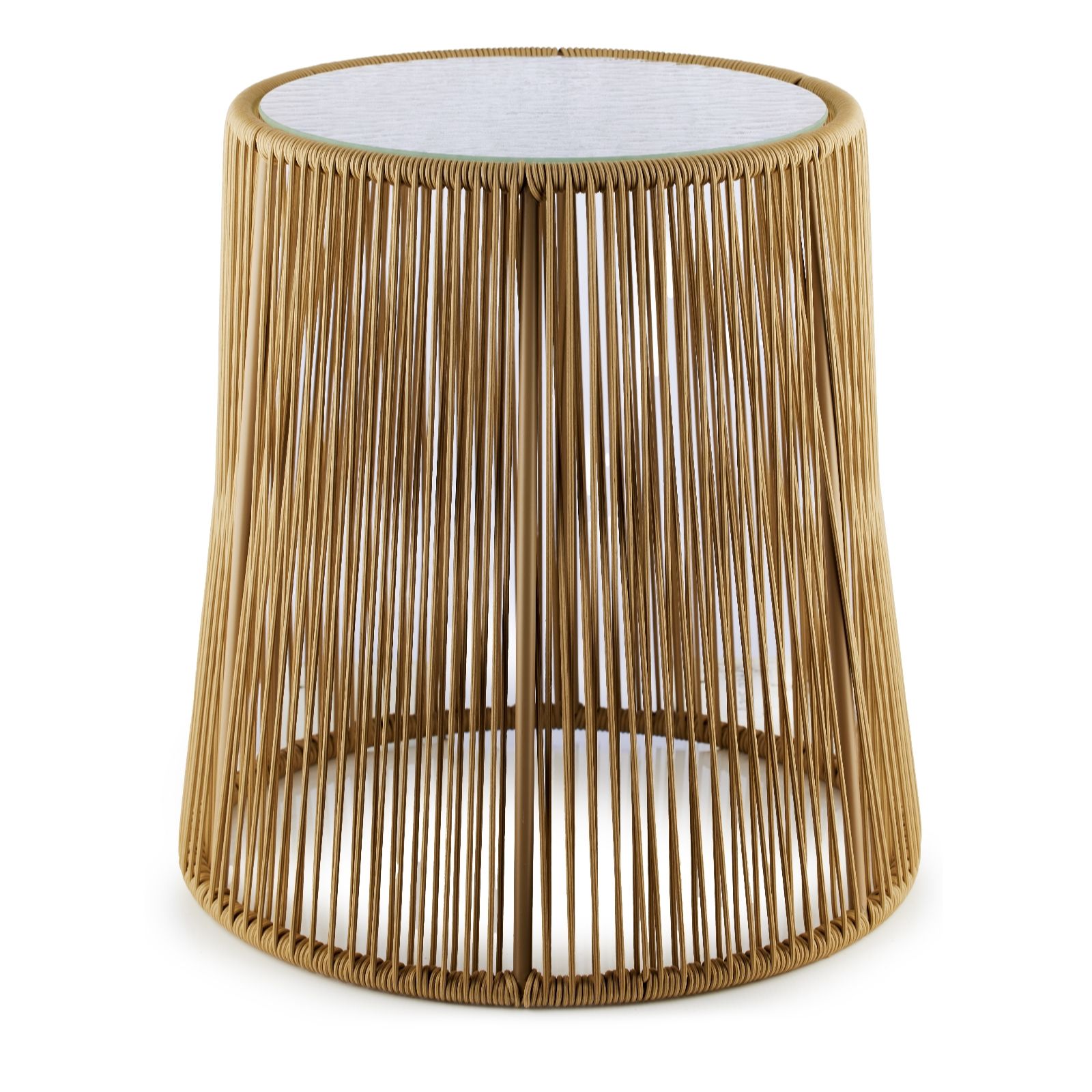 Garden Stories x Anouska Rope & Glass  Side Table
