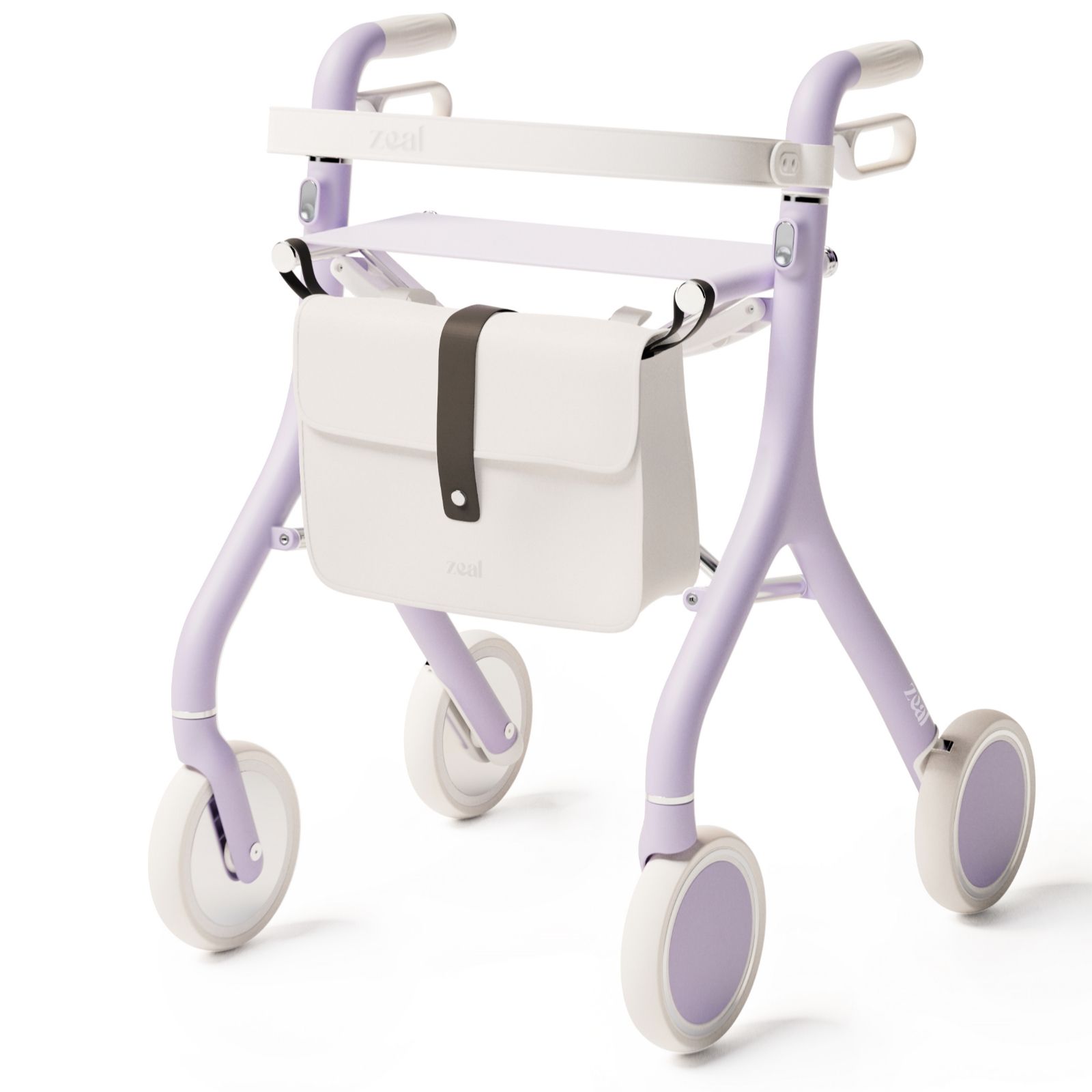 Zeal Rollator Walker with Bag & Backrest