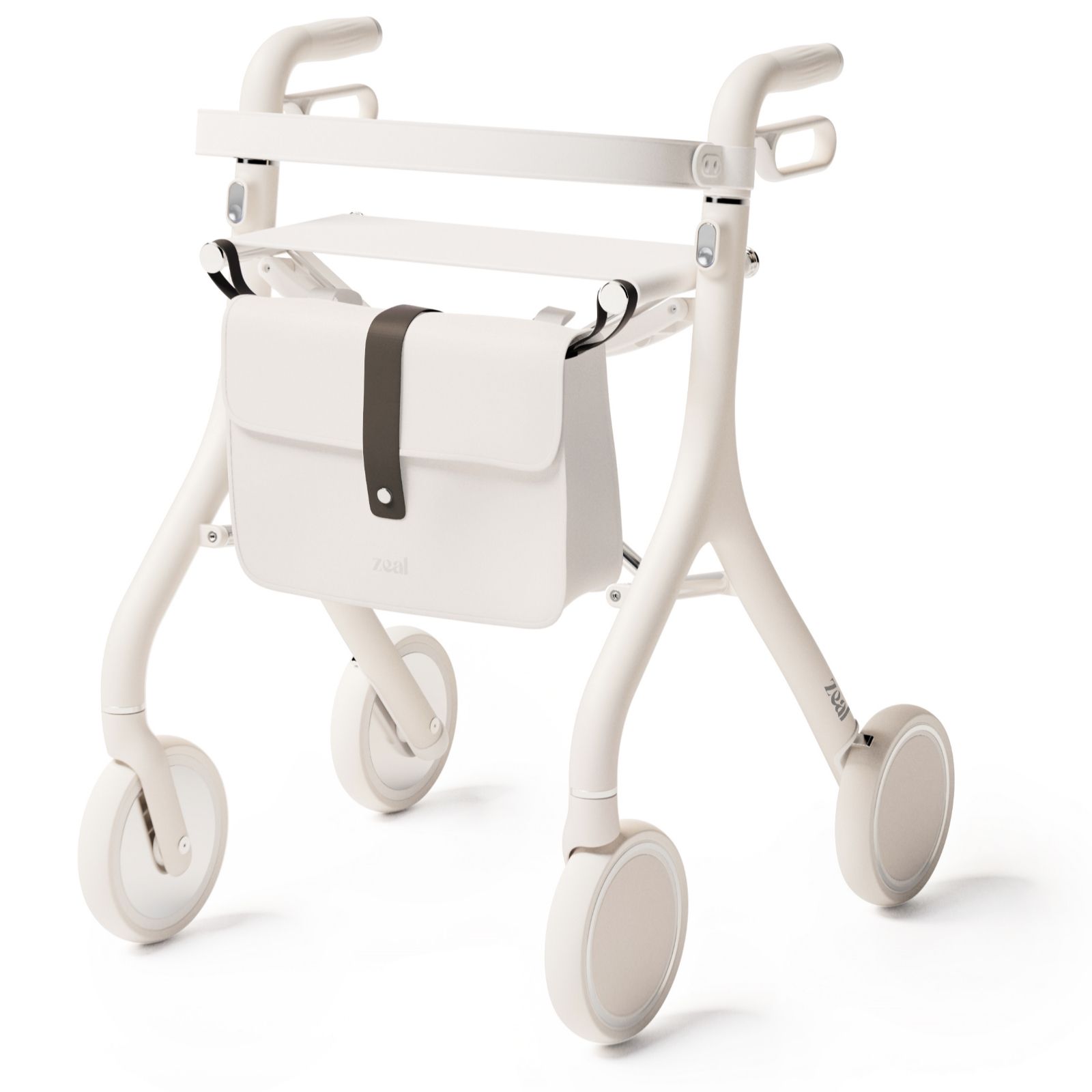 Zeal Rollator Walker with Bag & Backrest
