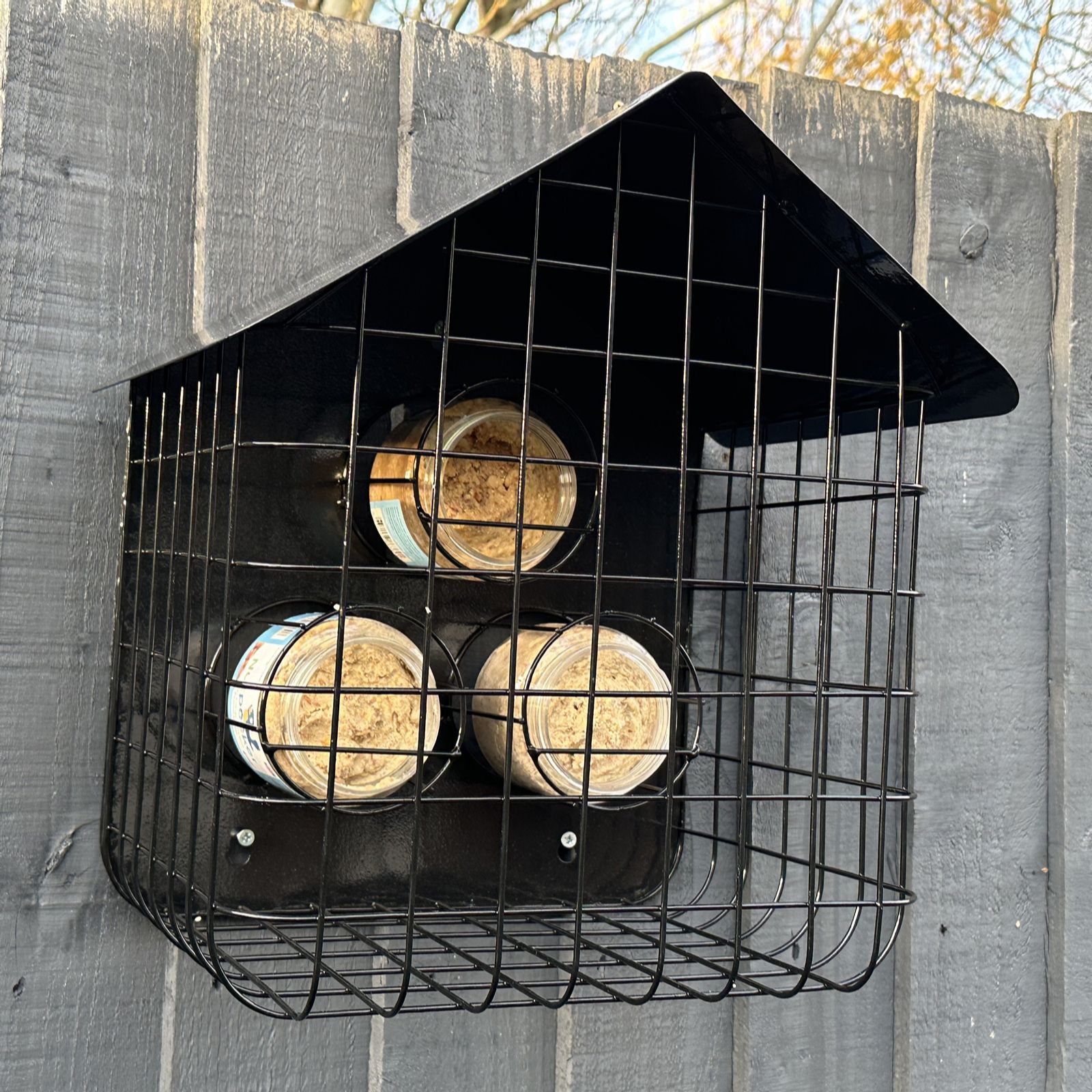 Grumpy Gardener Squirrel Resistant 3 Jar Nutpecker Feeder