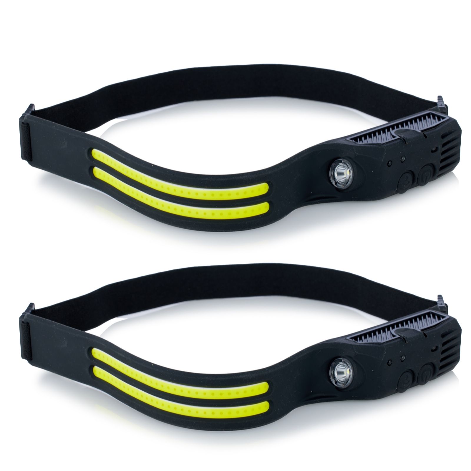 Set of Two Rechargeable Headlamps with Sensor