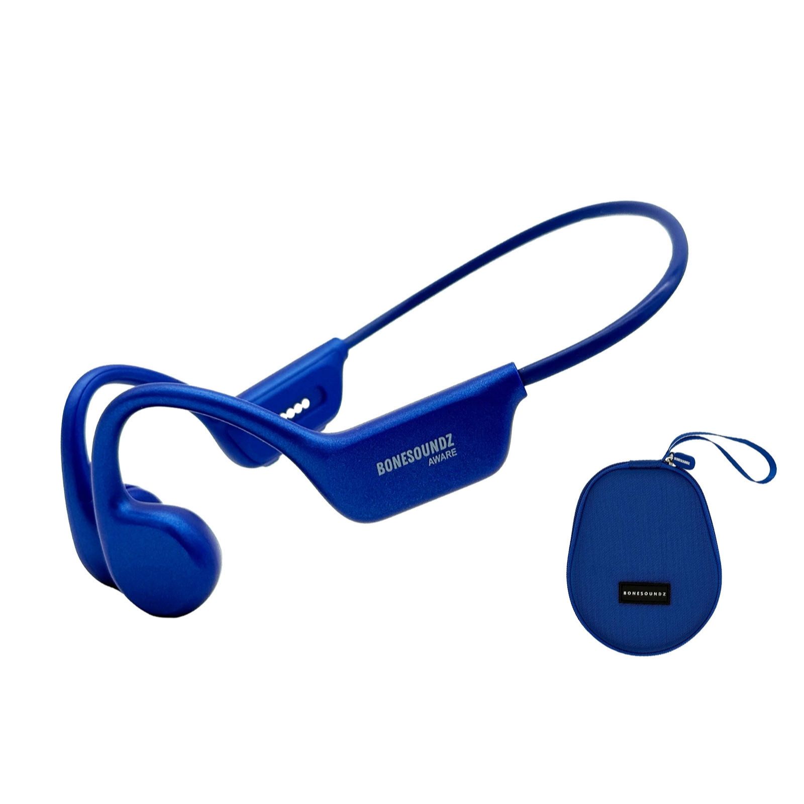 BoneSoundz Aware Bone Conduction Headphones w/ Storage & Light Up Band