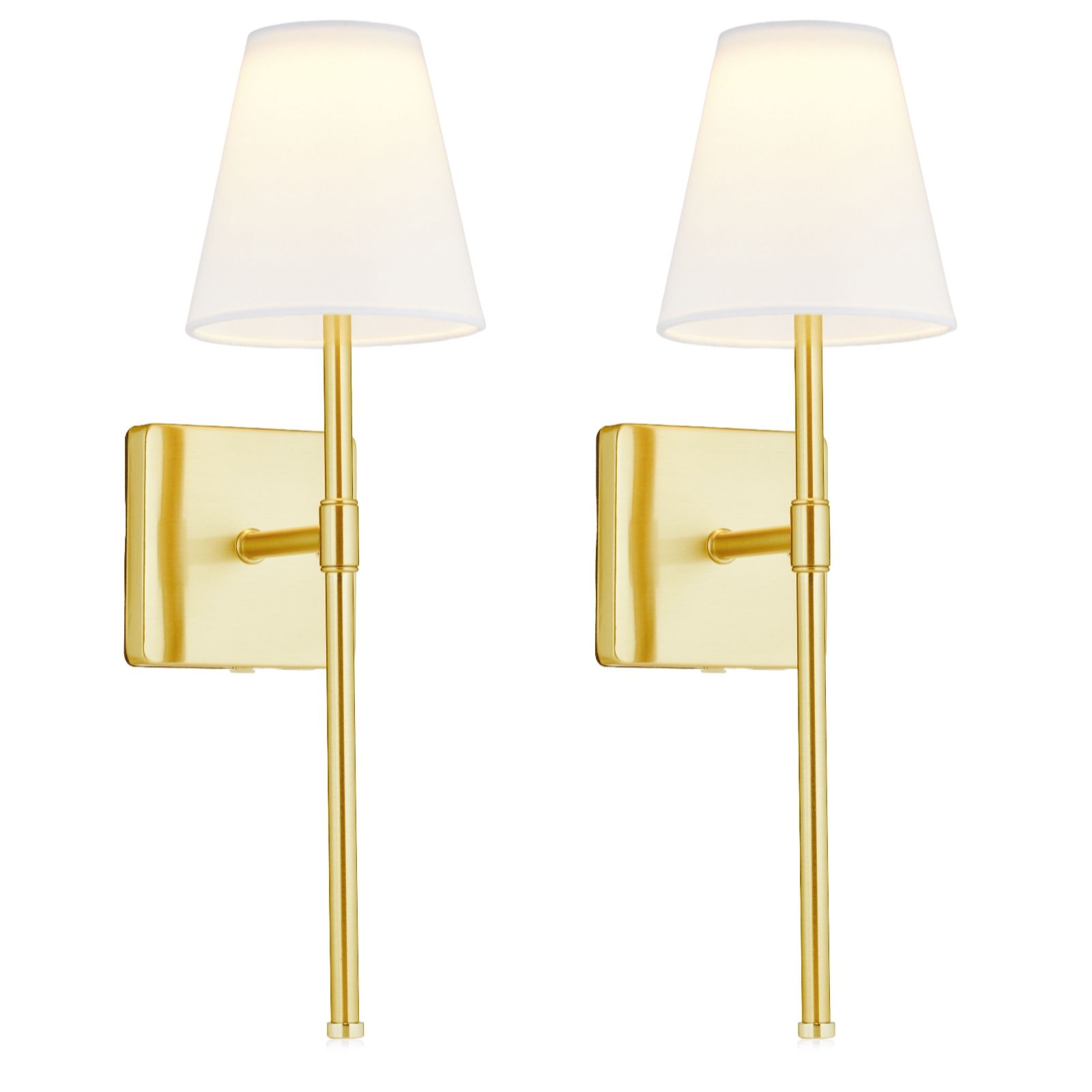 Bell & Howell Set of 2 Rechargeable Wall Light Sconces