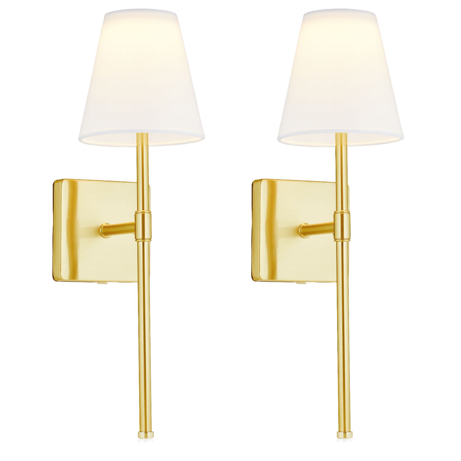 Bell & Howell Set of 2 Rechargeable Wall Light Sconces