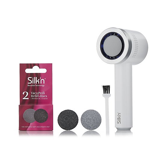 Silk'n USB Rechargeable Pedi Vacuum Callus Remover w/ Additional Heads