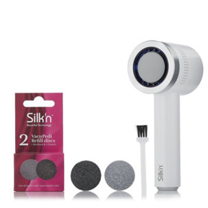 Silk'n USB Rechargeable Pedi Vacuum Callus Remover w/ Additional Heads - 727422