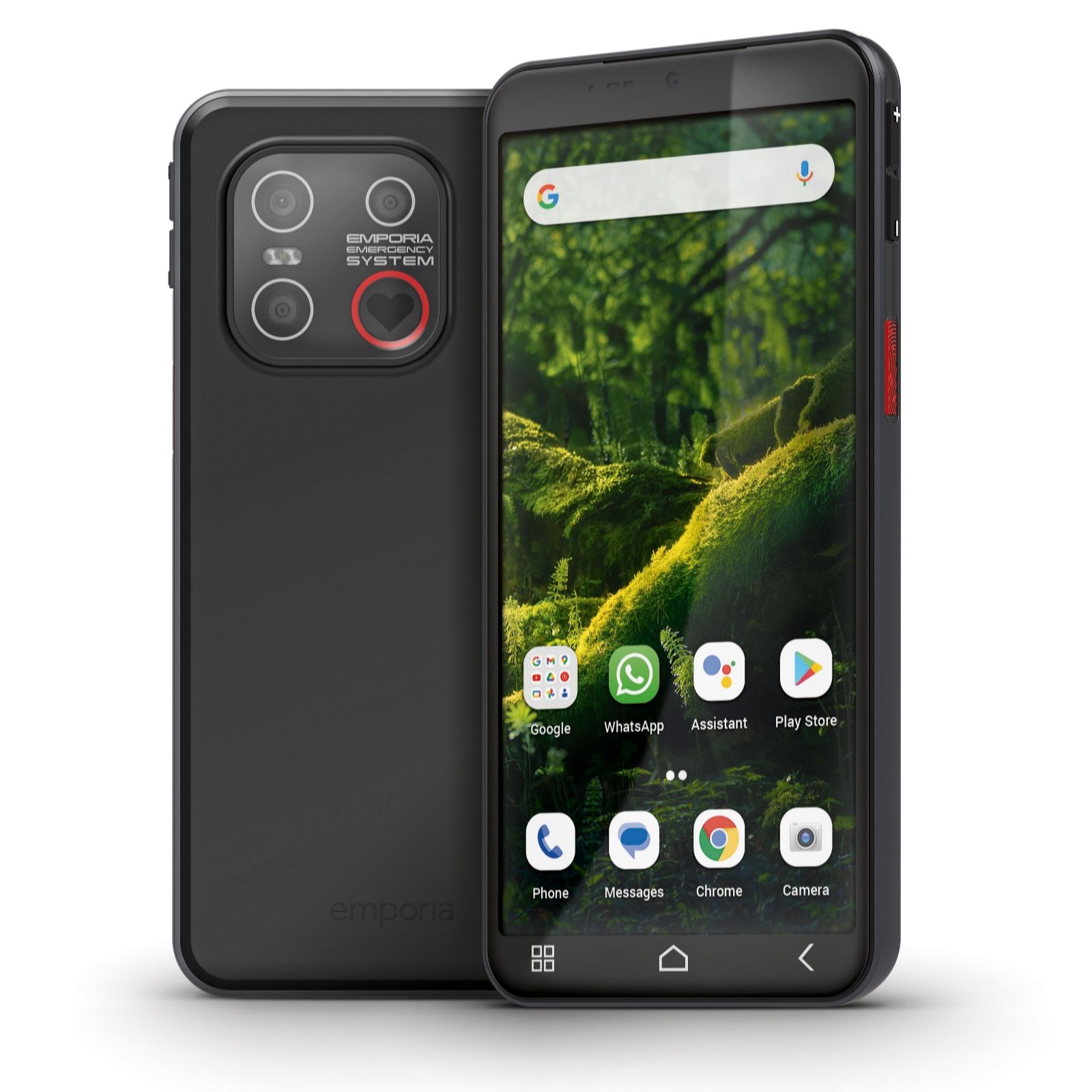 Emporia SMART 6 Lite 128GB Smartphone with Smart Cover(Black)