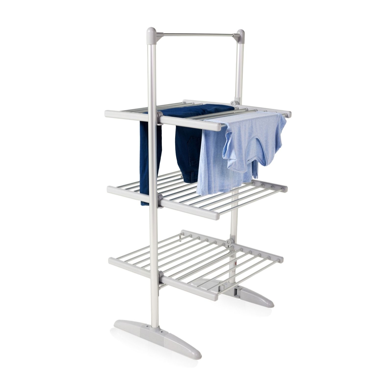 Outlet Organised Options 3 Tier Heated Airer with 21m Drying Space - QVC UK