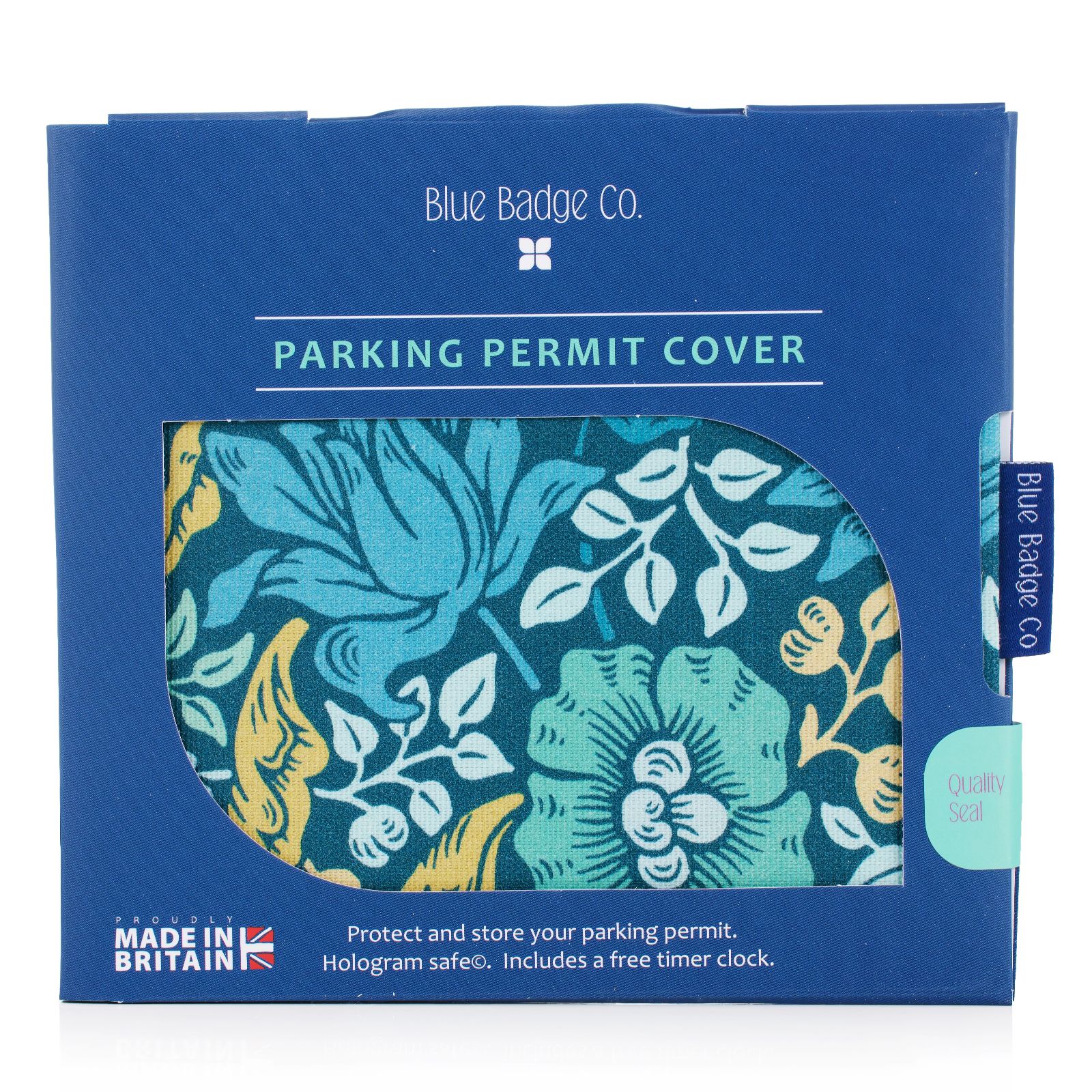 Blue Badge Co Disabled Parking Permit Wallet in William Morris Print