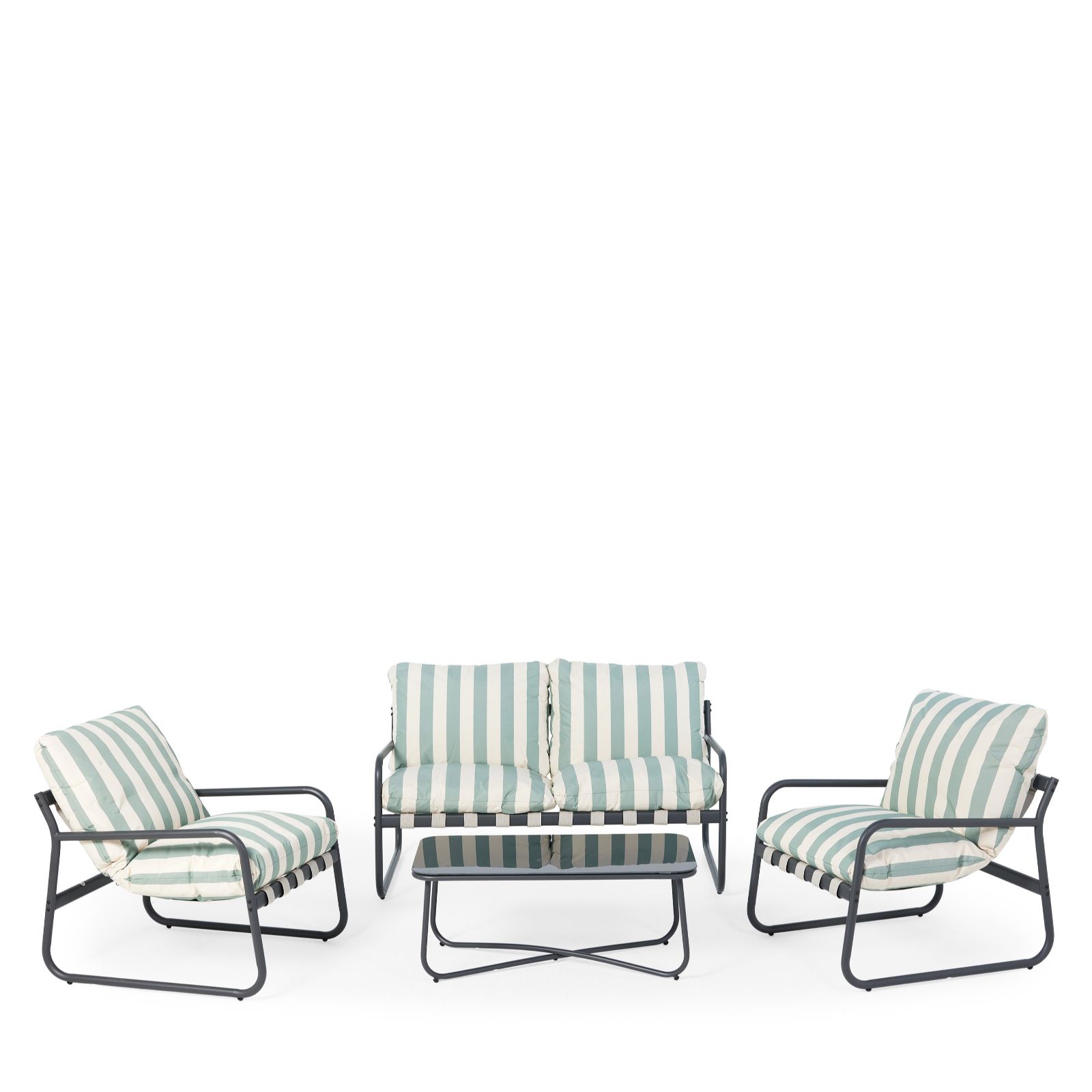 Garden Stories 4 Seater Lounge Set with Coffee Table