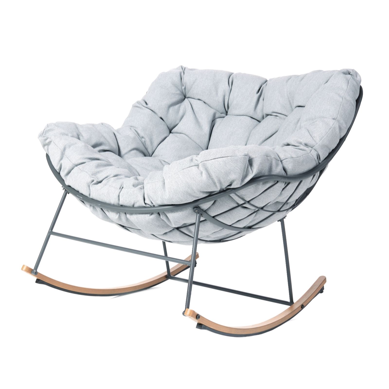 My Garden Stories Oslo Padded Large Rocking Chair - QVC UK