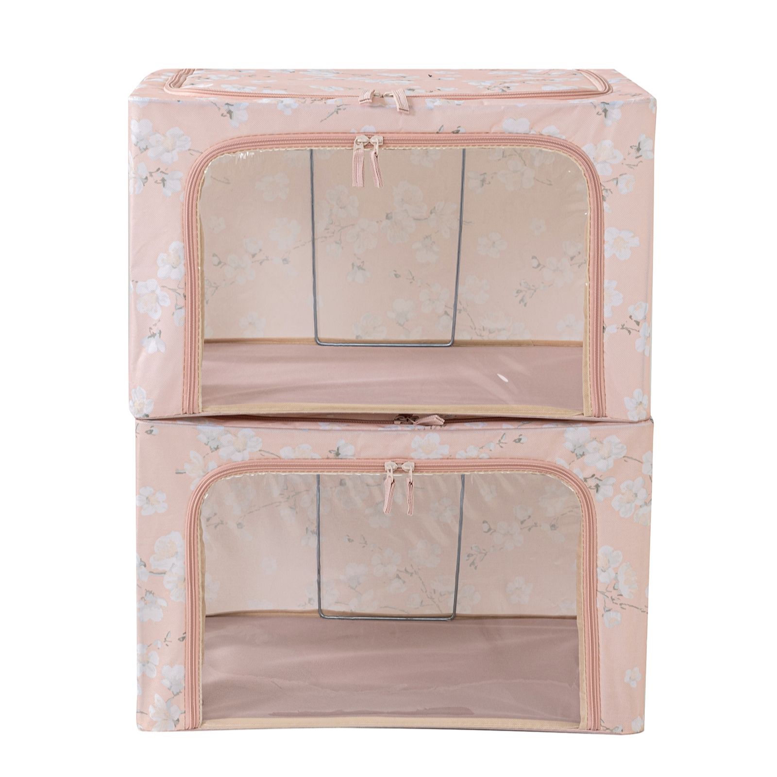 Periea Set of 2 Medium Plus Size Collapsible Storage Boxes