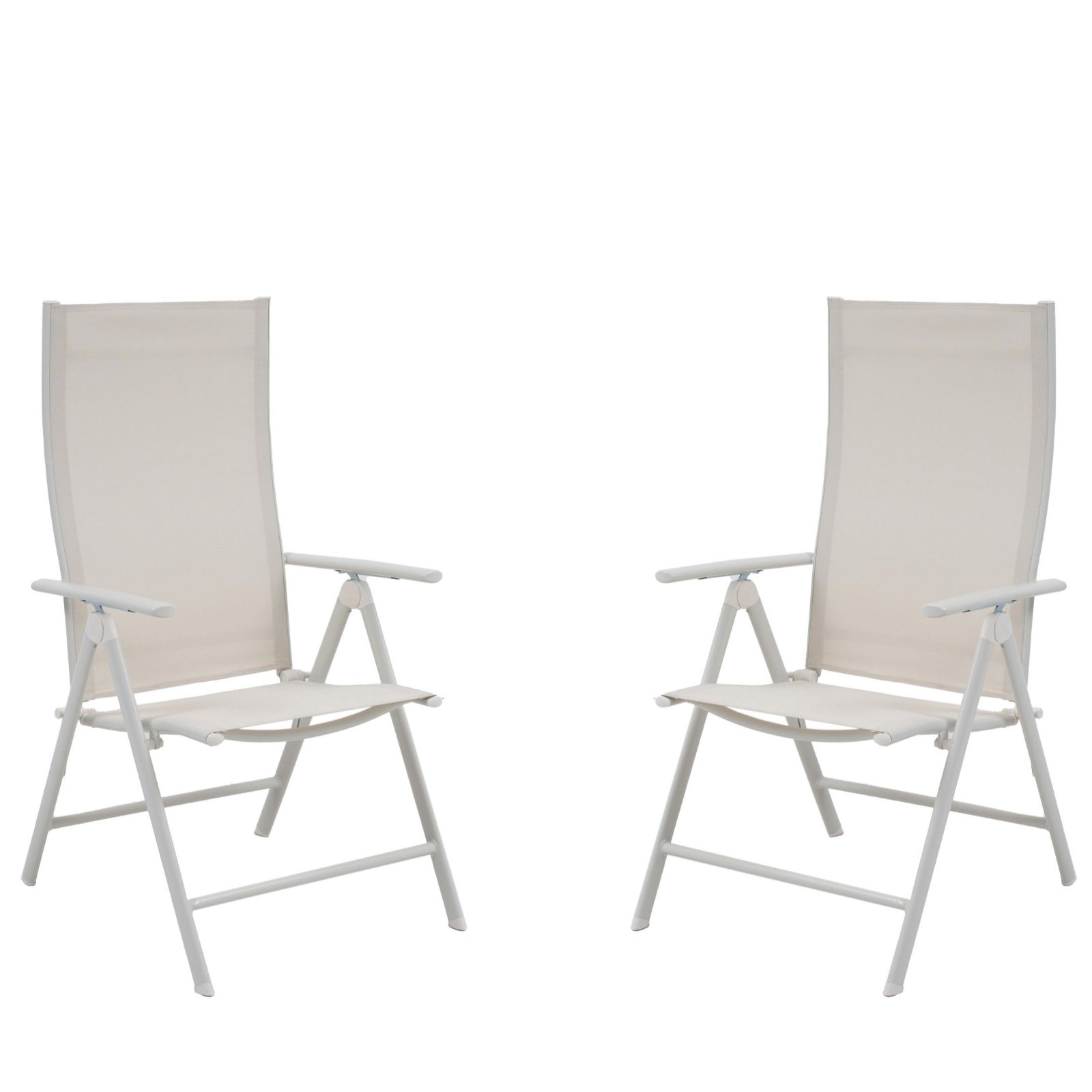 Green Lounge Set of 2 Folding Recliner Chairs