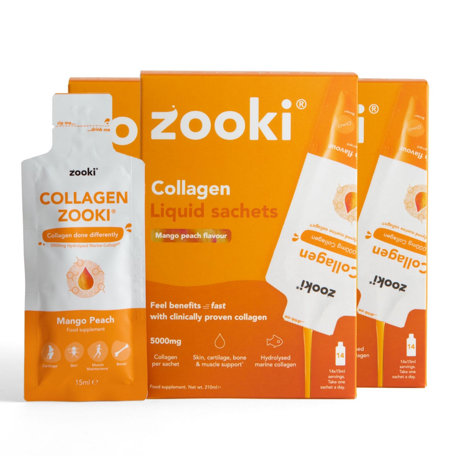 Zooki Marine Collagen Beauty & Health Supplements 6 Week Supply