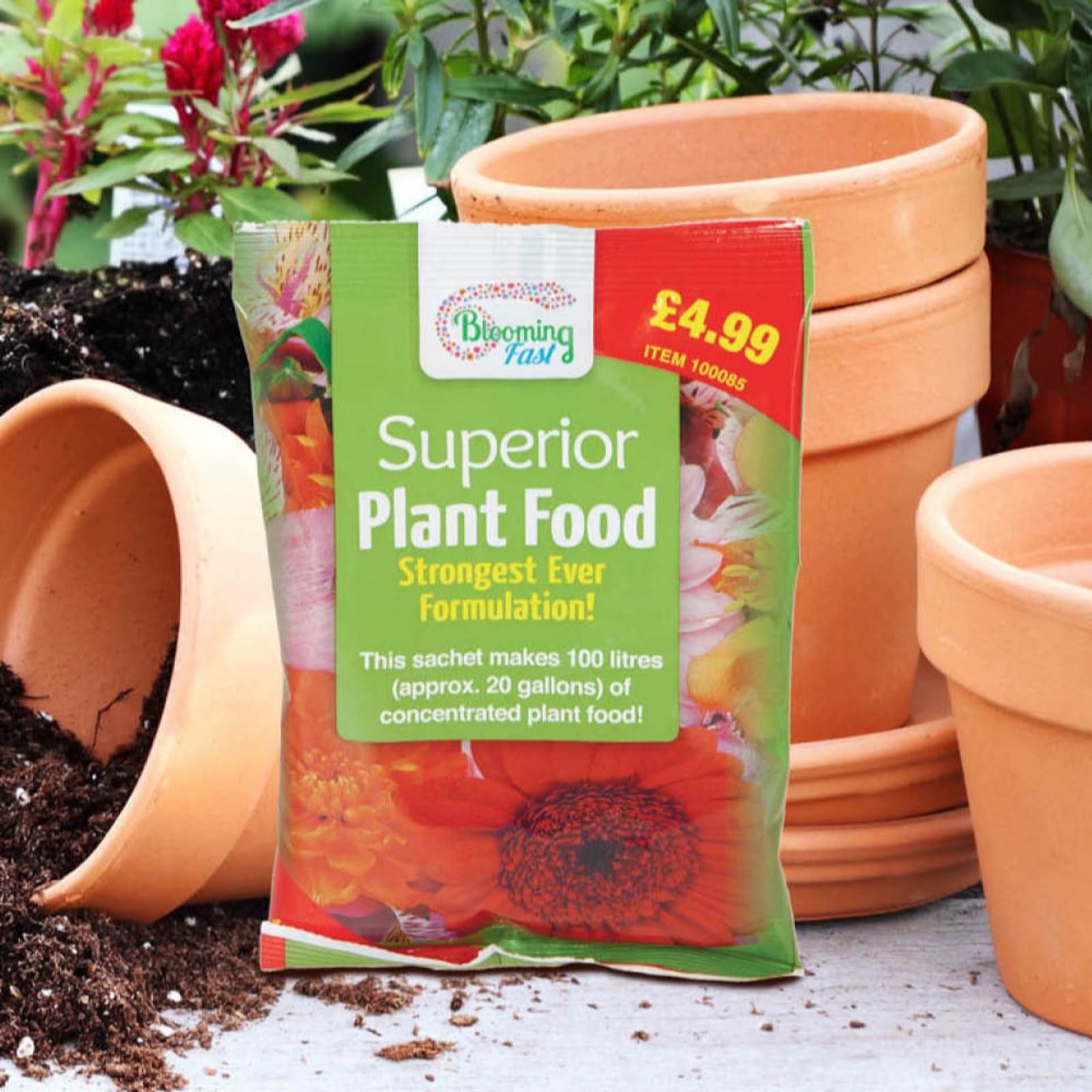 YouGarden 100L Premium Professional Compost & 100g Fertiliser