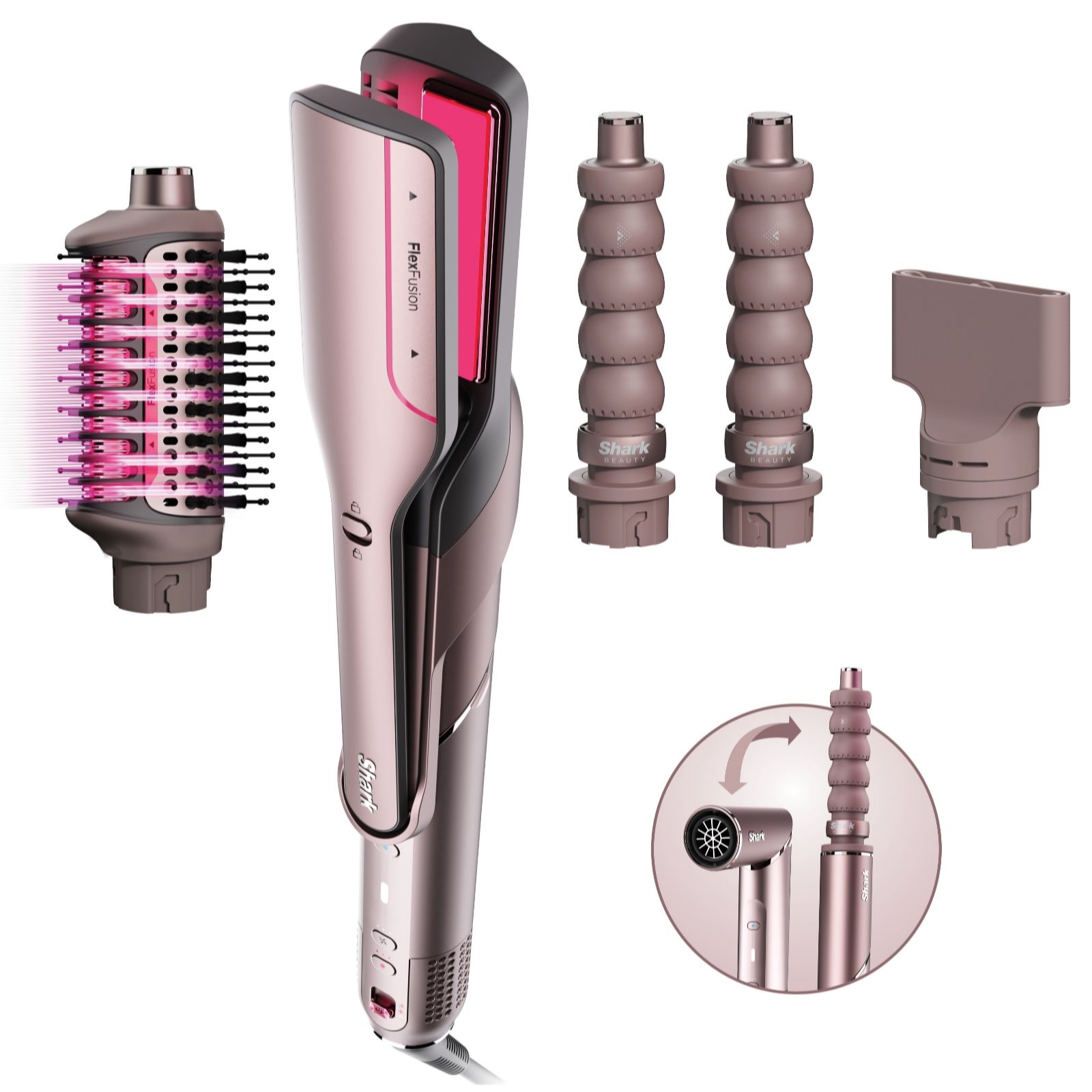 Shark FlexFusion Straight 4-in-1 Air Styler, Dryer & Straightener