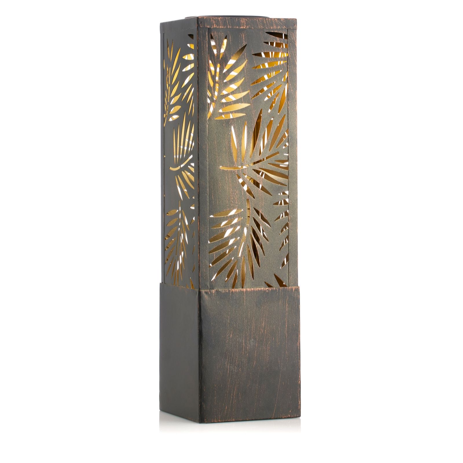 My Garden Stories Fretwork Pillar Solar Light