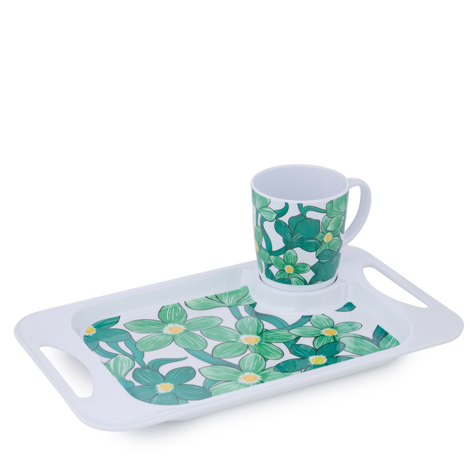 Rosa Lifestyle Lap Tray & Single Handed Mug Gift Set