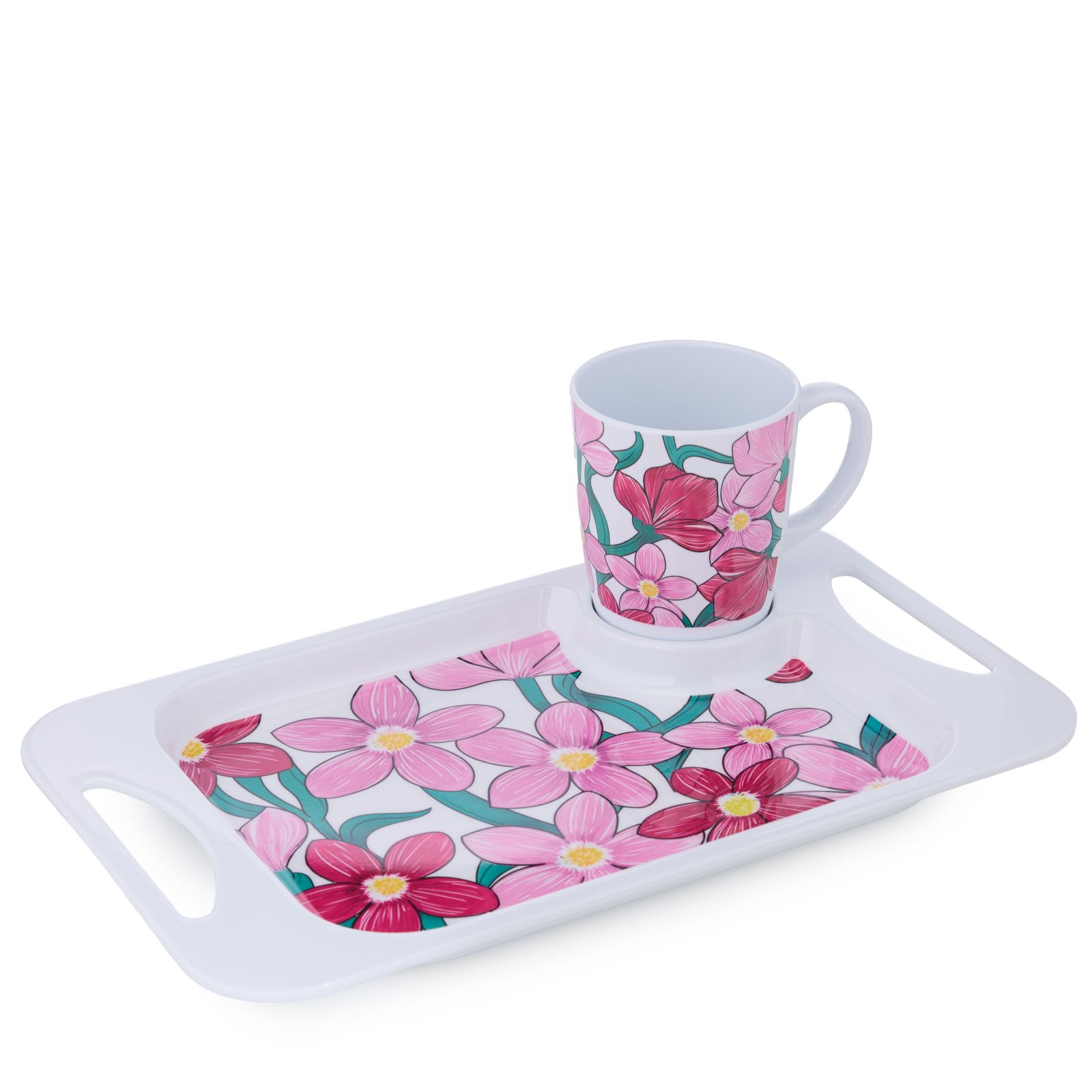 Rosa Lifestyle Lap Tray & Single Handed Mug Gift Set