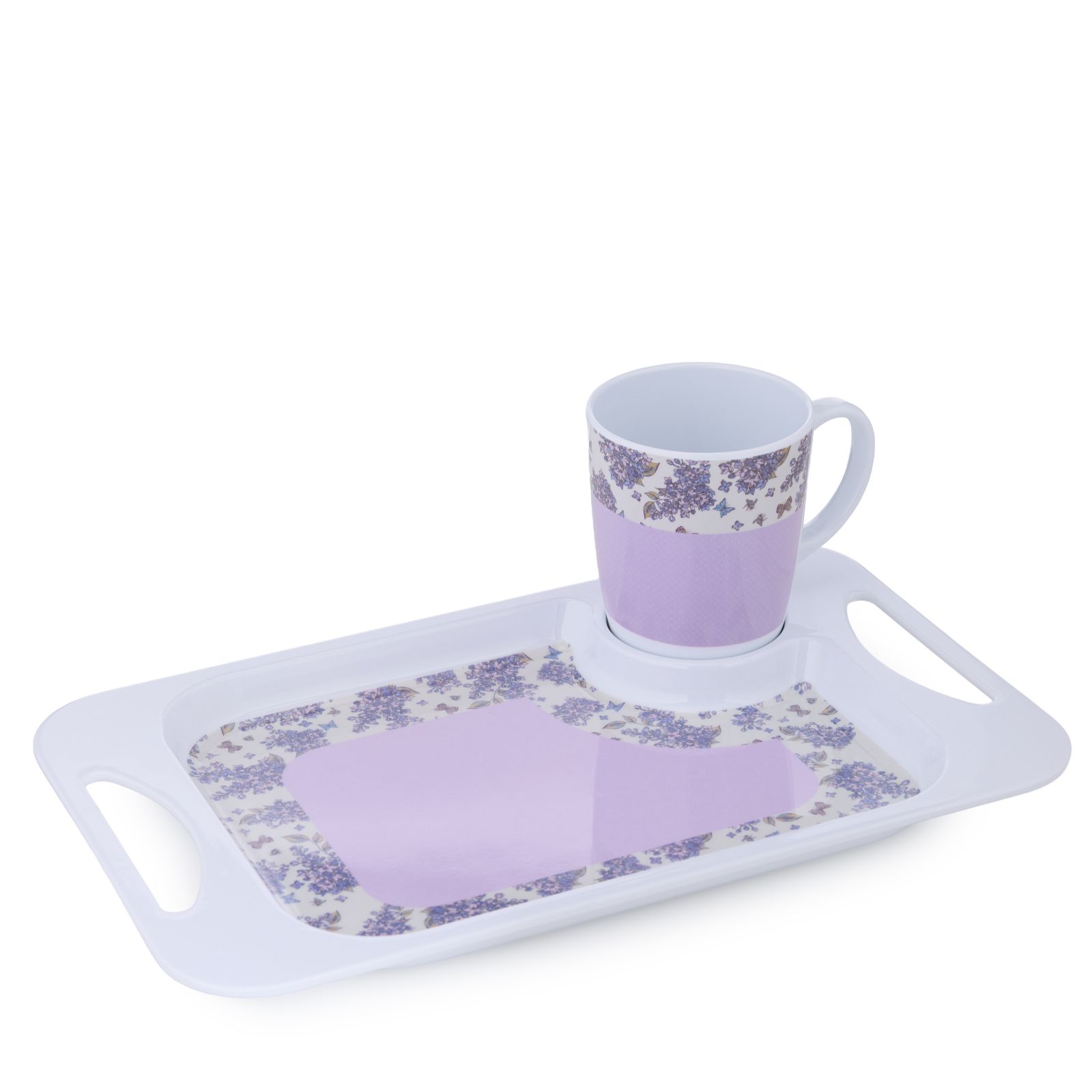 Rosa Lifestyle Lap Tray & Single Handed Mug Gift Set