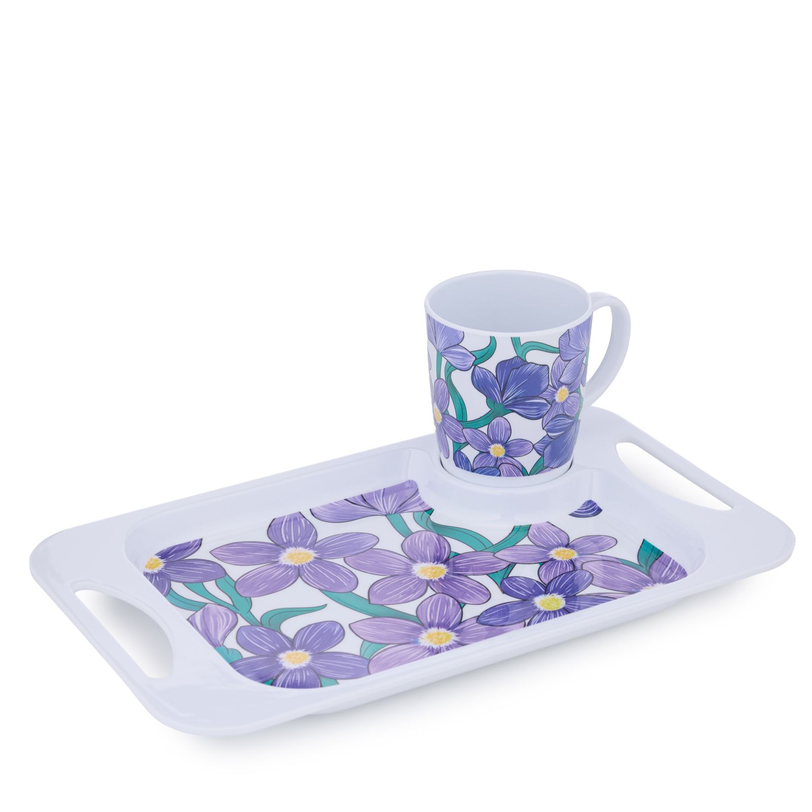 Rosa Lifestyle Lap Tray & Single Handed Mug Gift Set