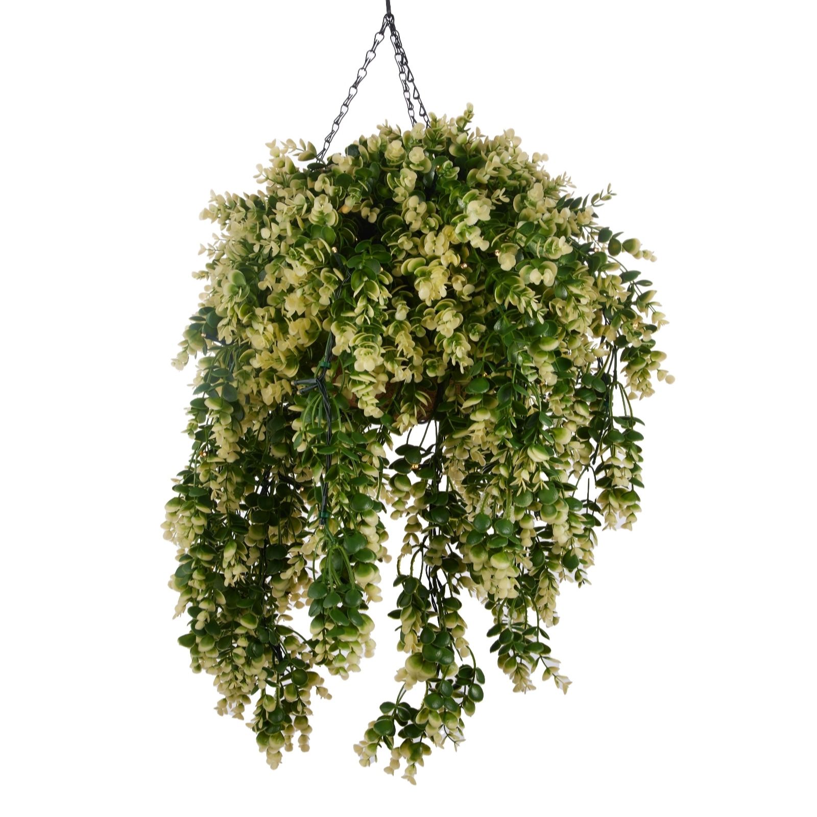 Outlet Garden Reflections Pre Lit Hanging Basket In Bloom