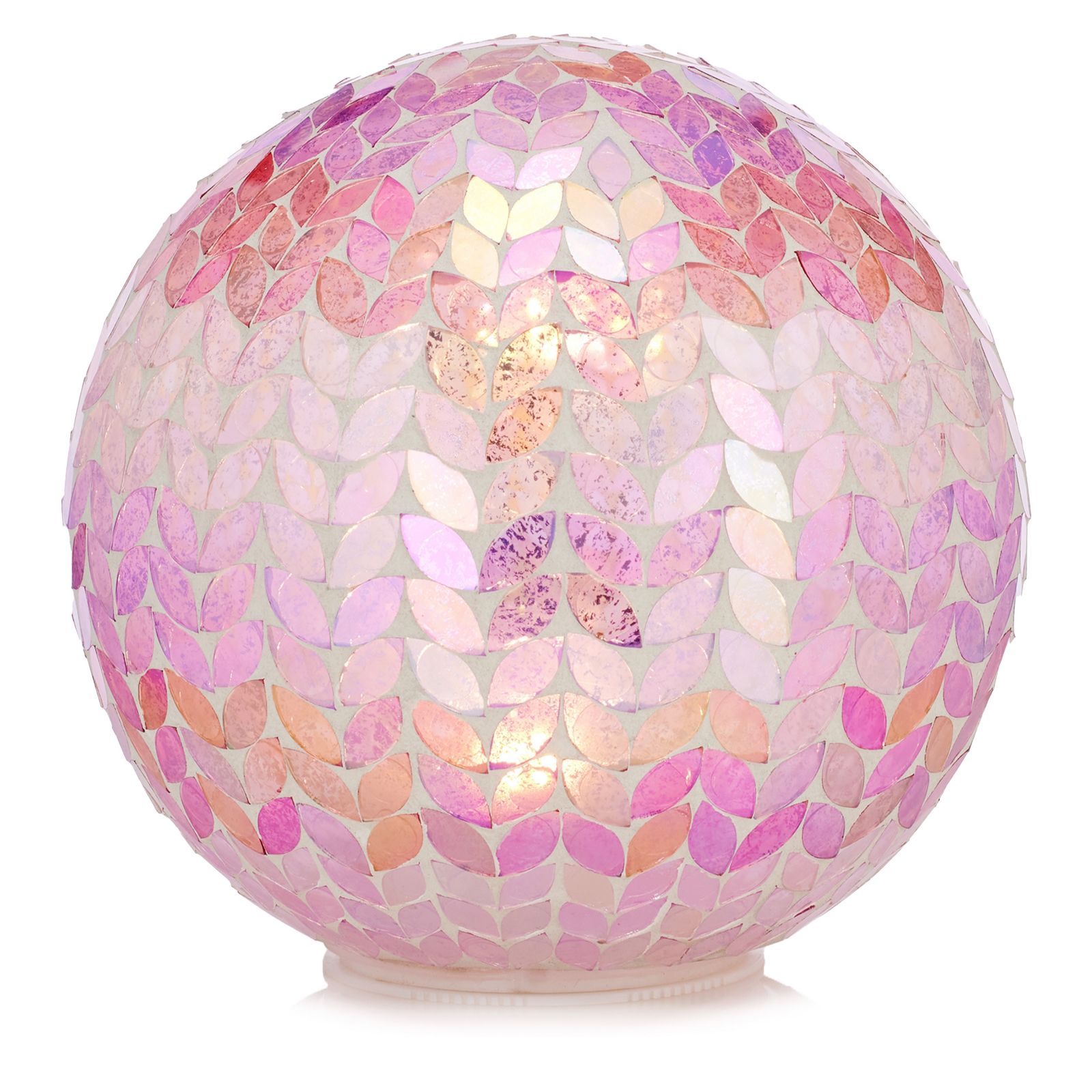 Garden Reflections Colour Changing 20cm Mosaic Battery Operated Globe Light