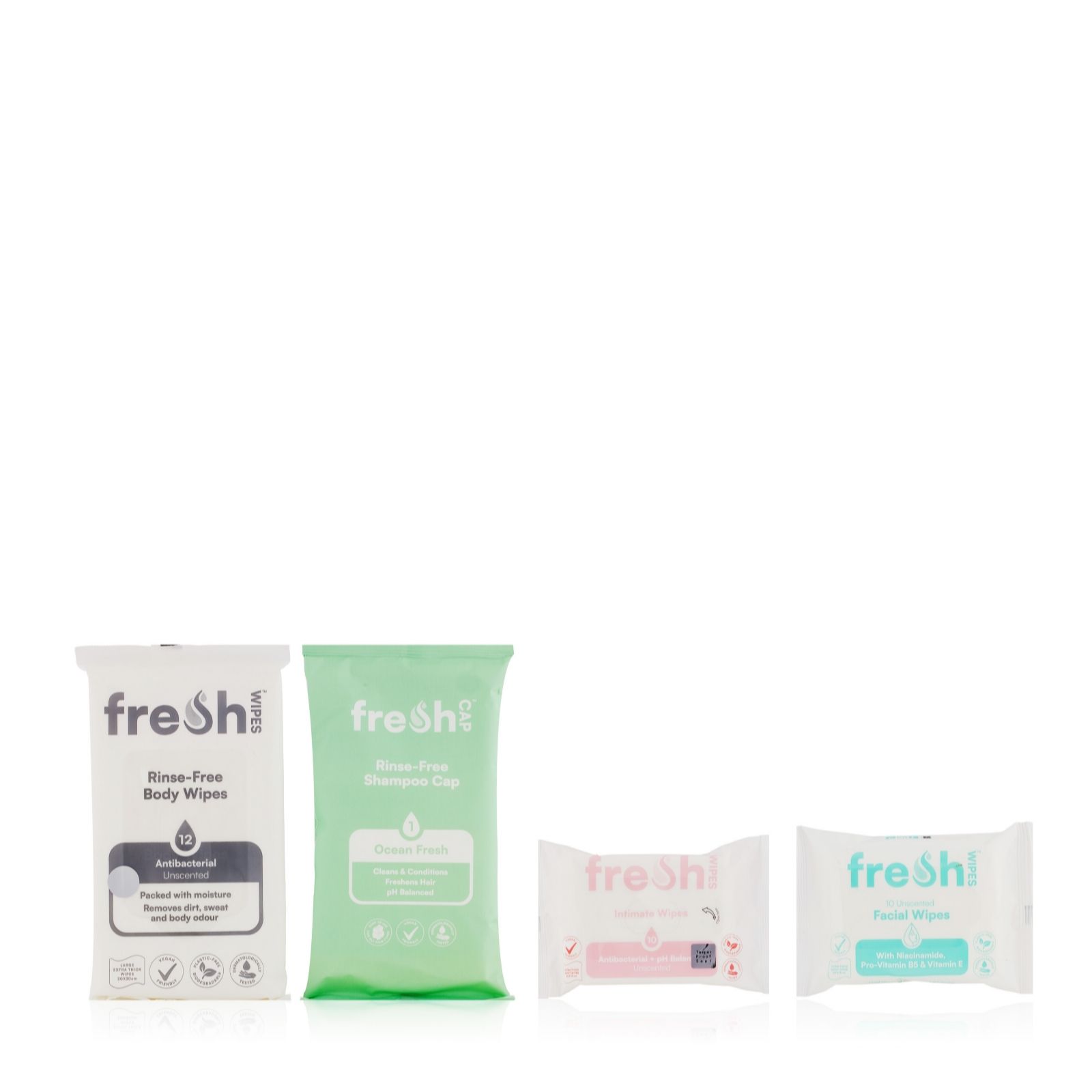 FreshWipes 4 Piece Top to Toe Collection