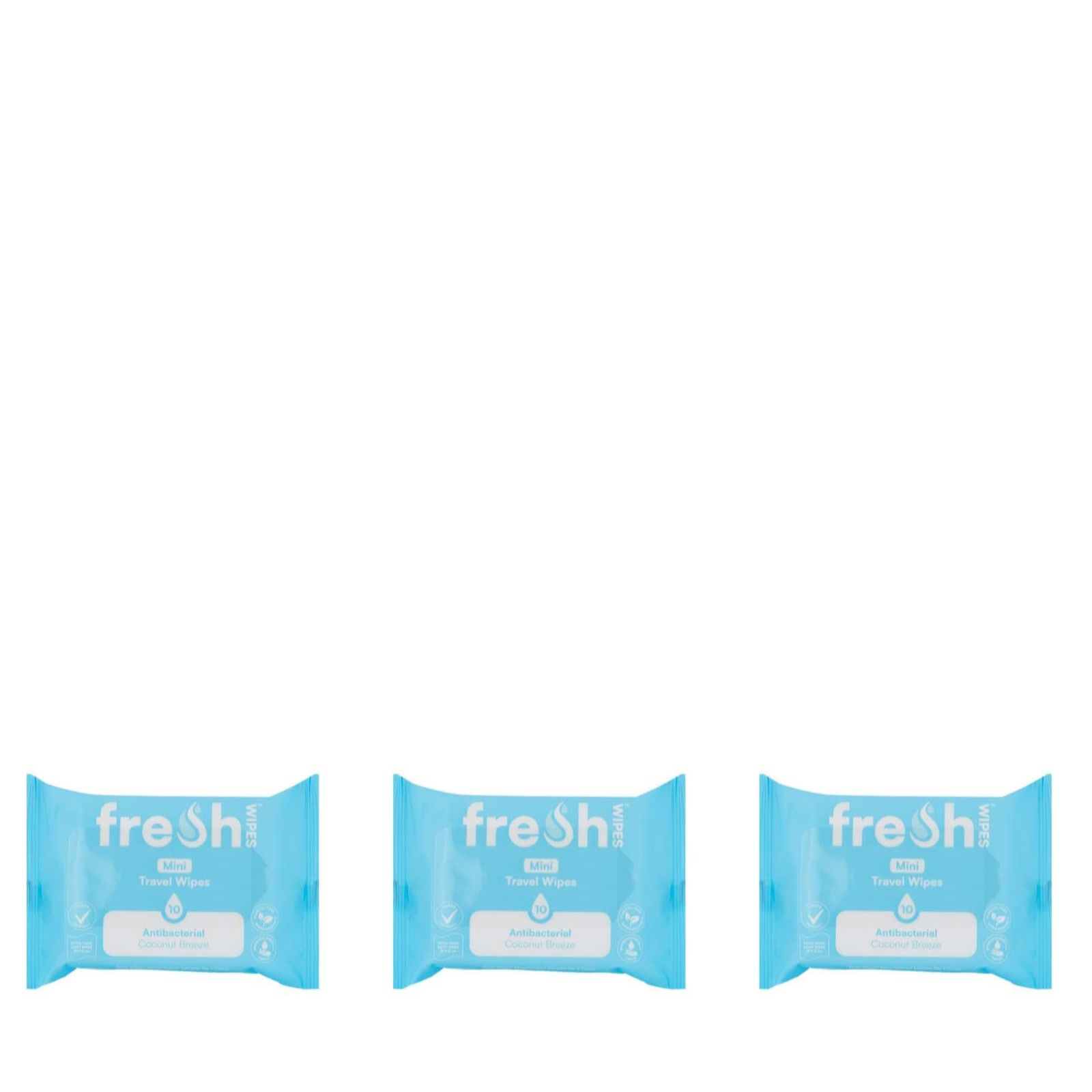 FreshWipes Travel Wipes Set of 3 Packs